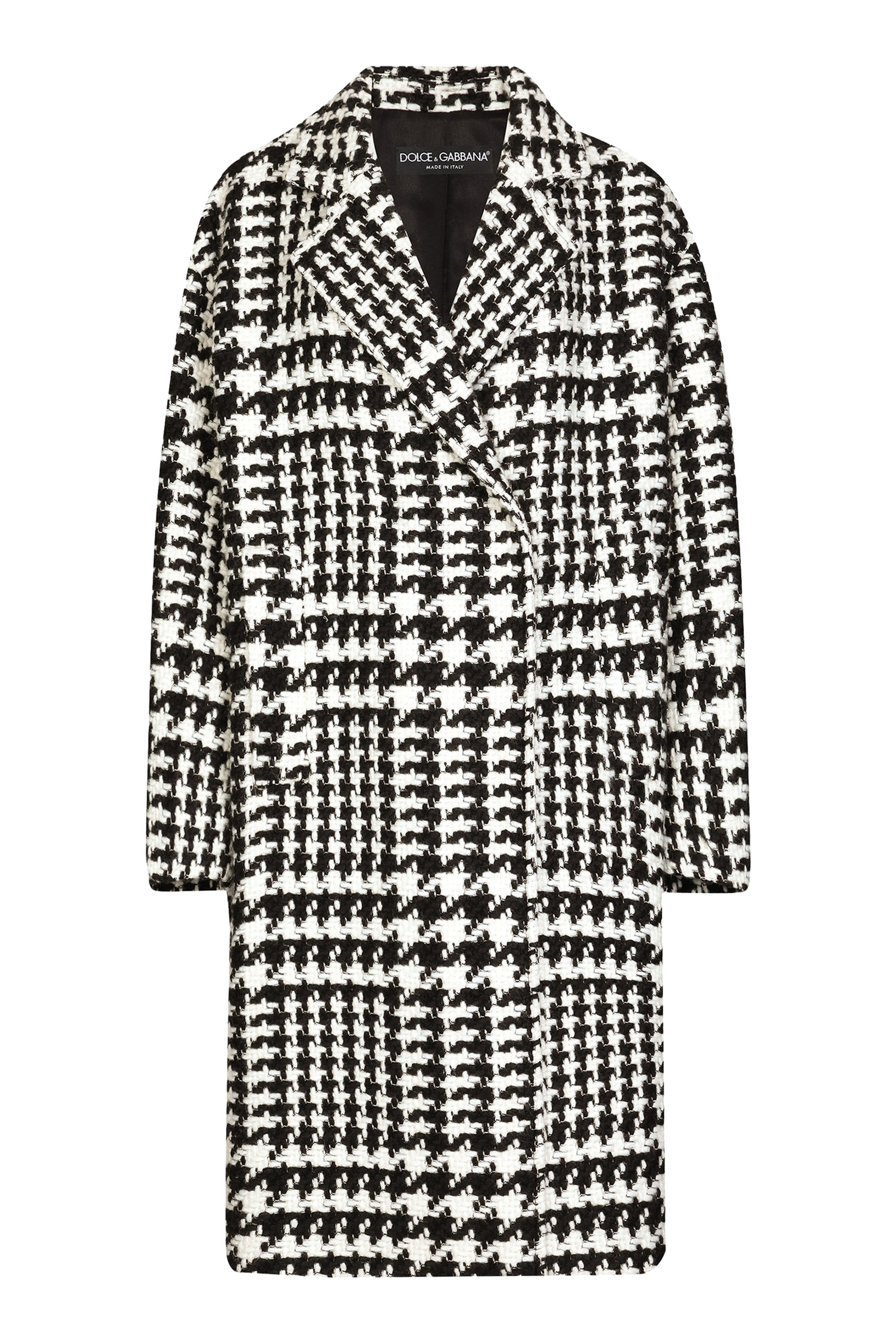 Oversize Houndstooth Coat