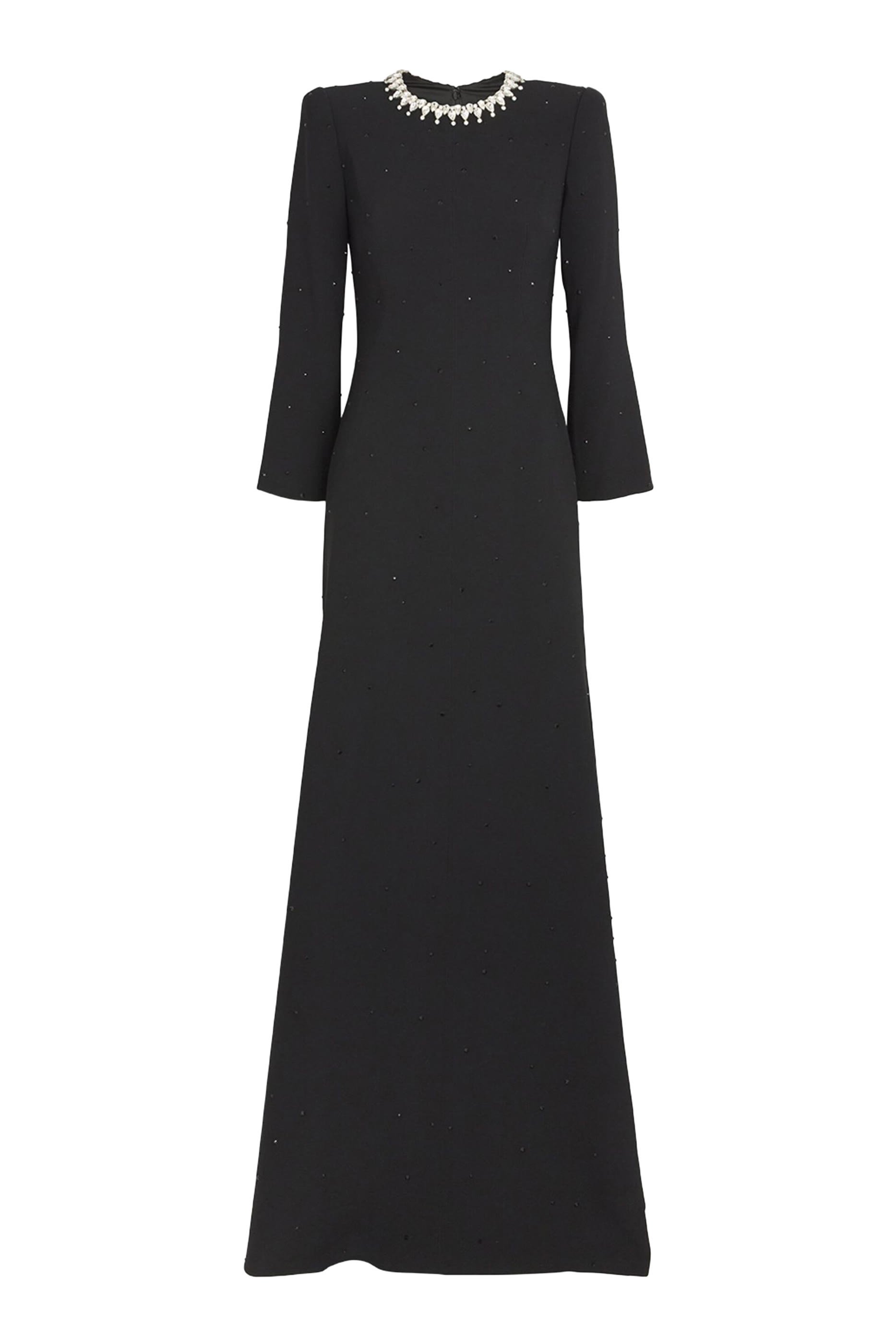 Mars Crystal-Embellished Gown