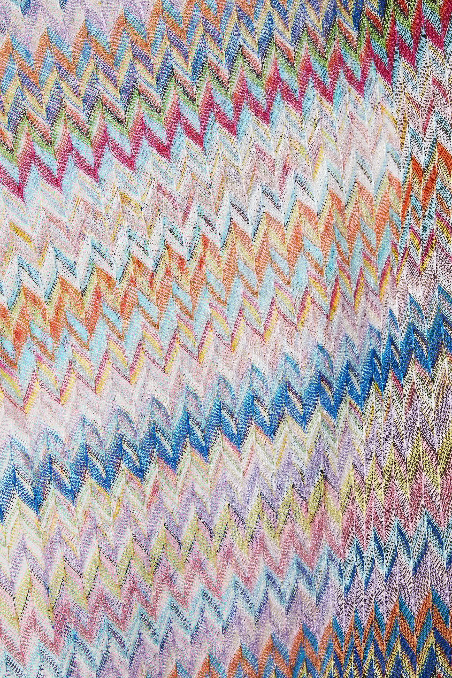 Mare Raschel Lurex Butterfly V-Neck Kaftan