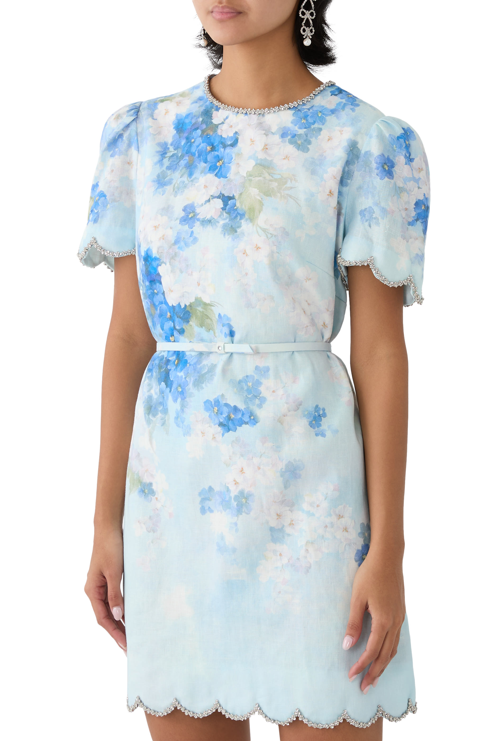 Crush Scalloped Shift Dress