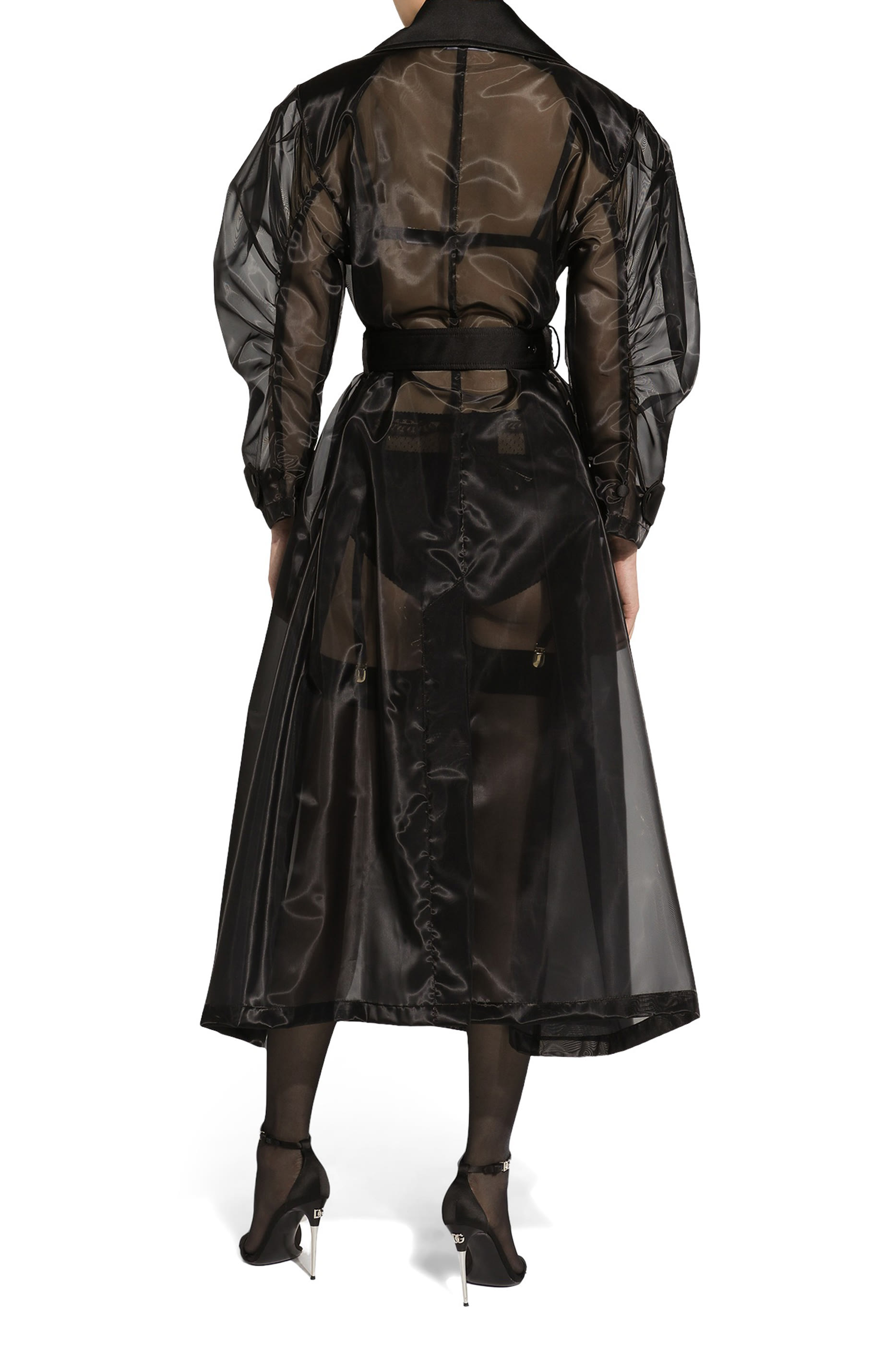 Technical Organza Trench Coat