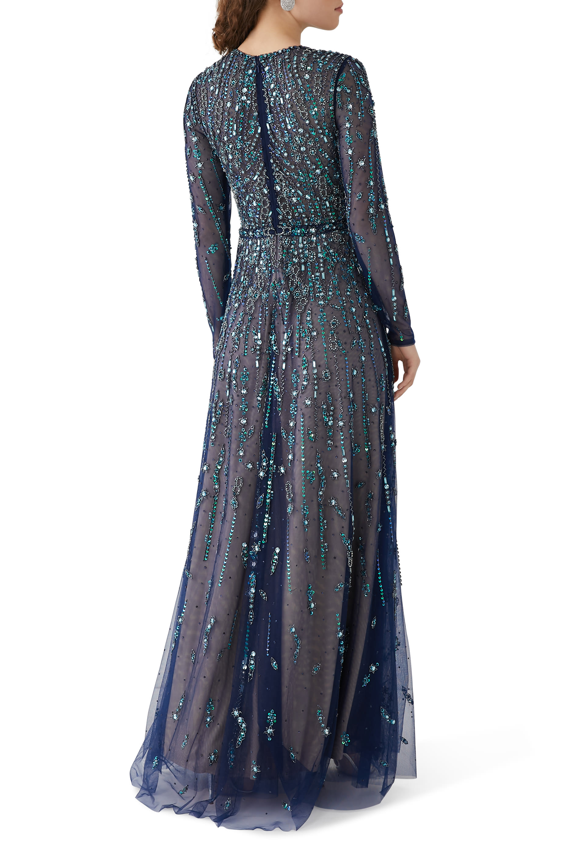 Embellished Evening Gown