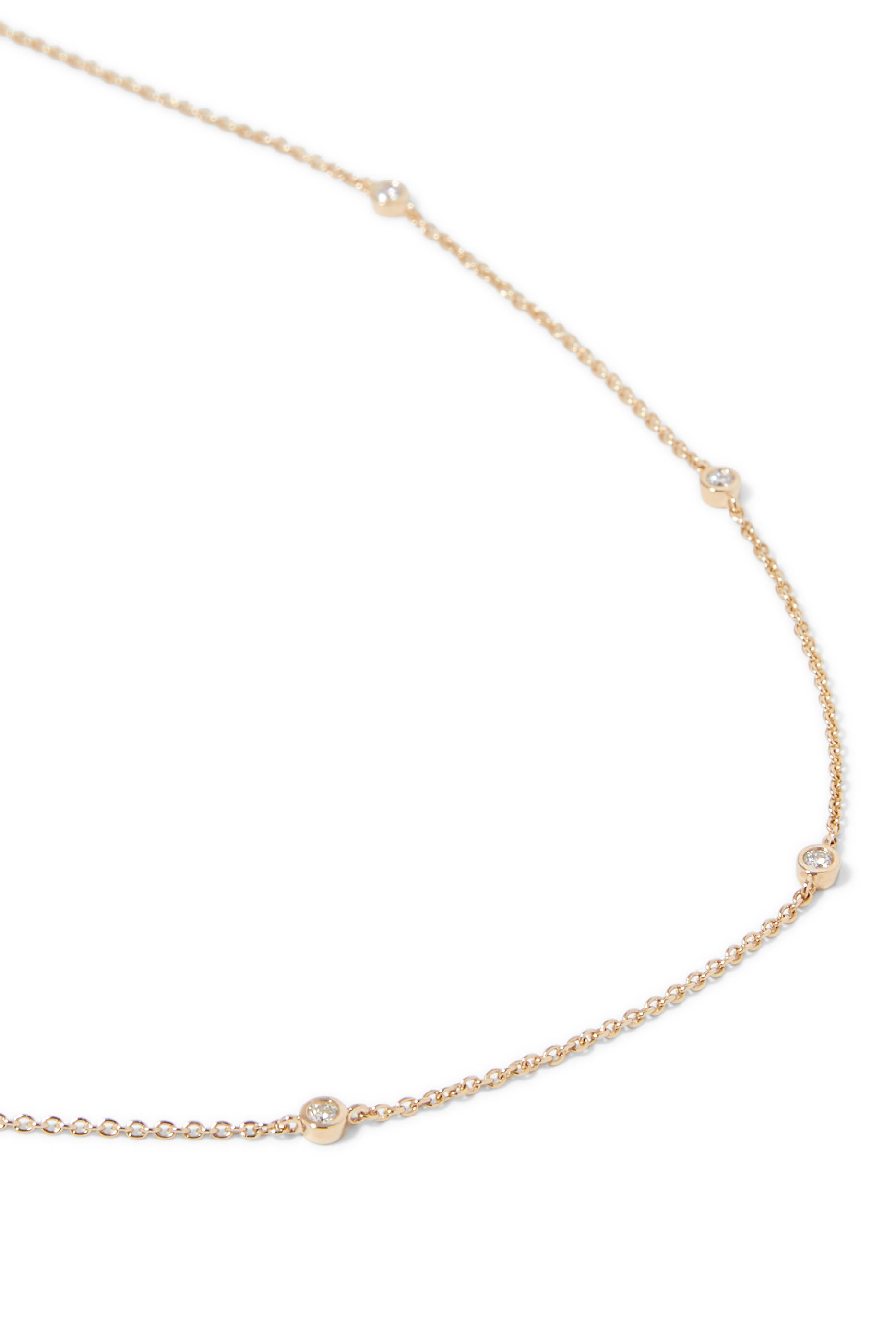 Fine Floating Diamond Necklace