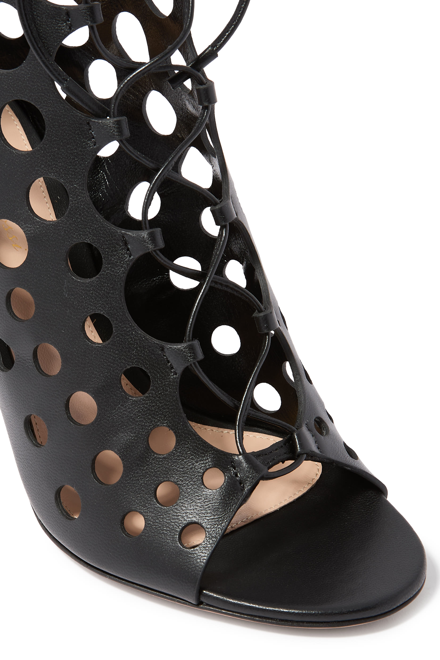 Cutout Lace-Up 95 Boots