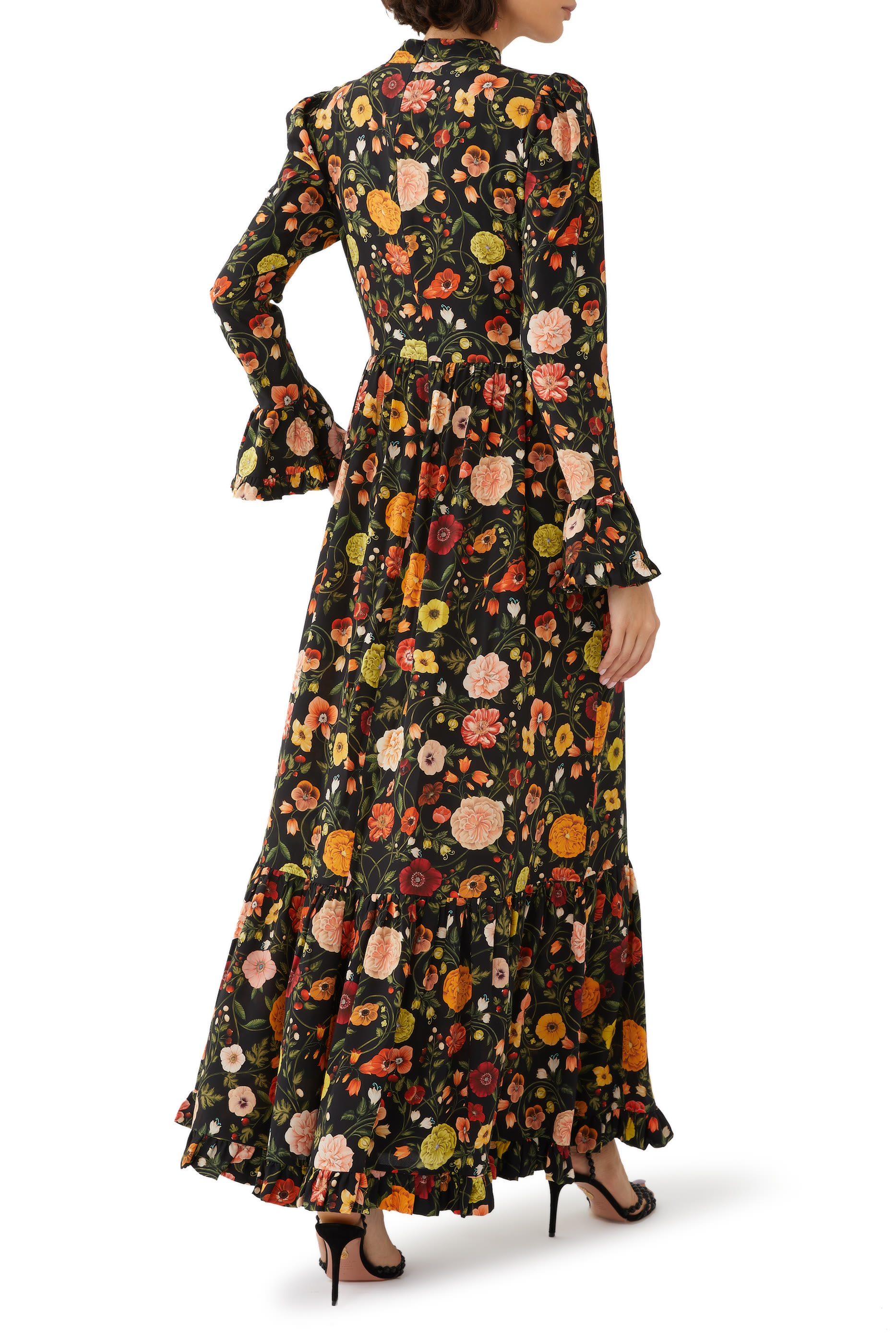 Visconti Botticelli Crepe De Chine Dress