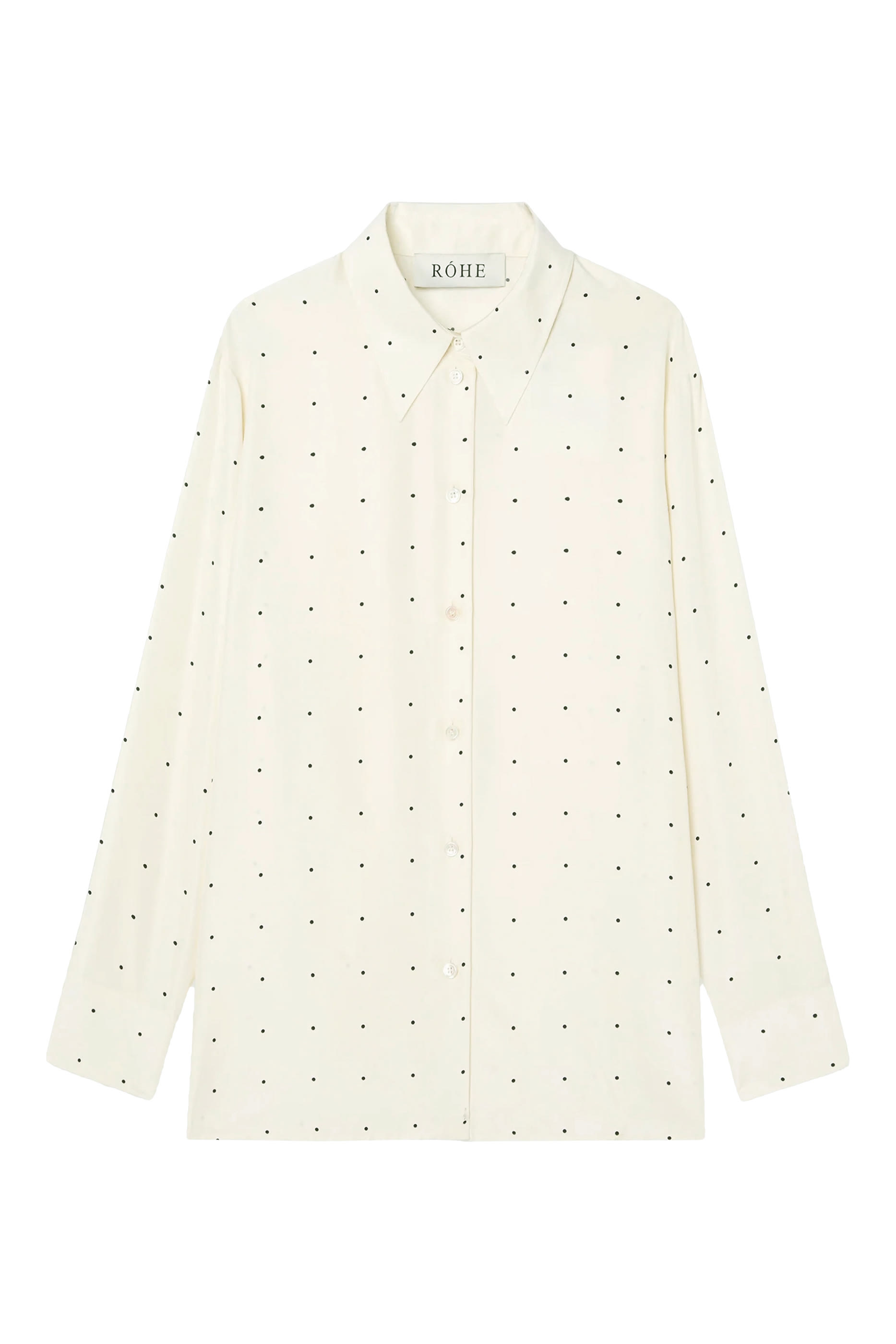 Dotted Silk Shirt