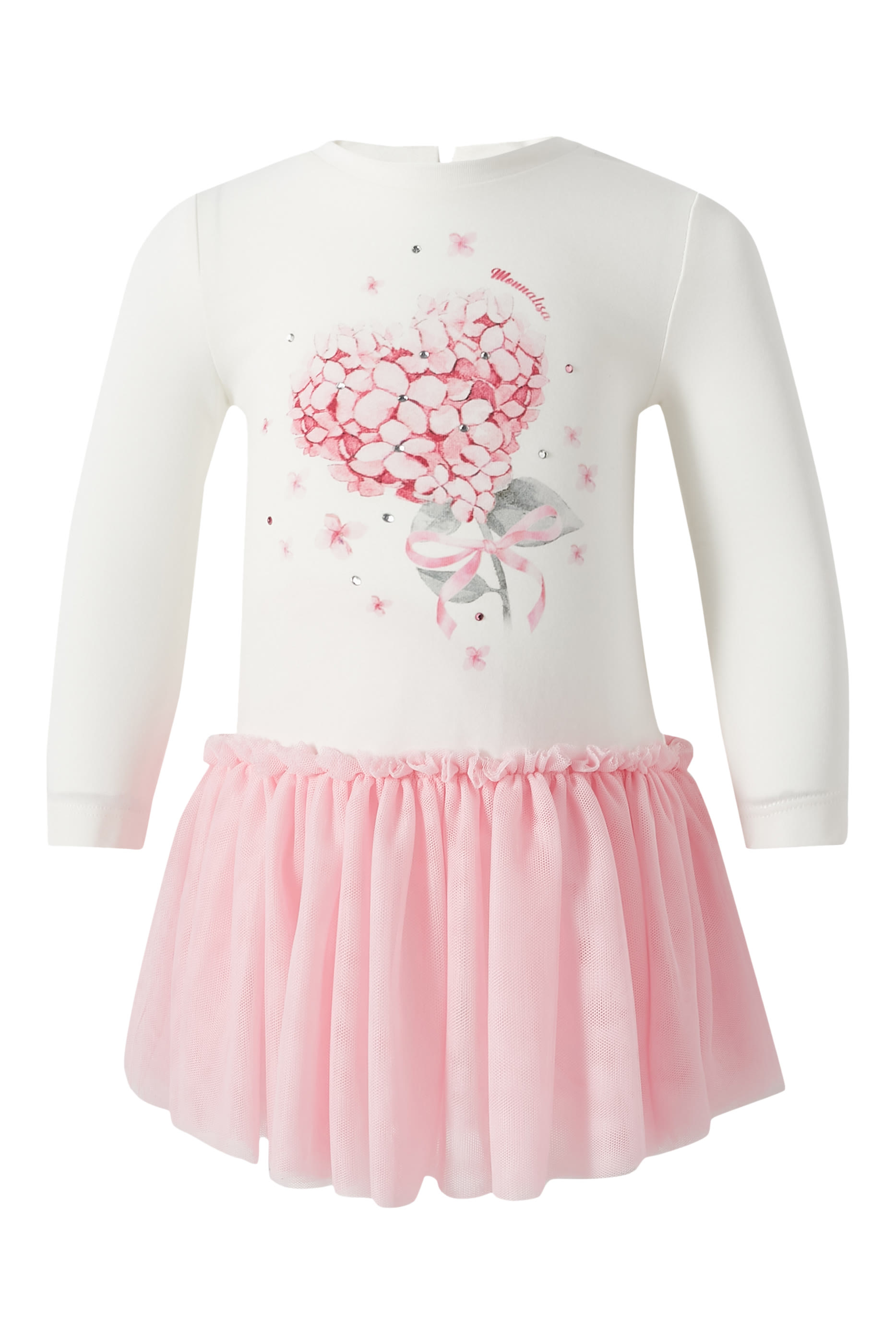 Kids Floral Heart Jersey Dress