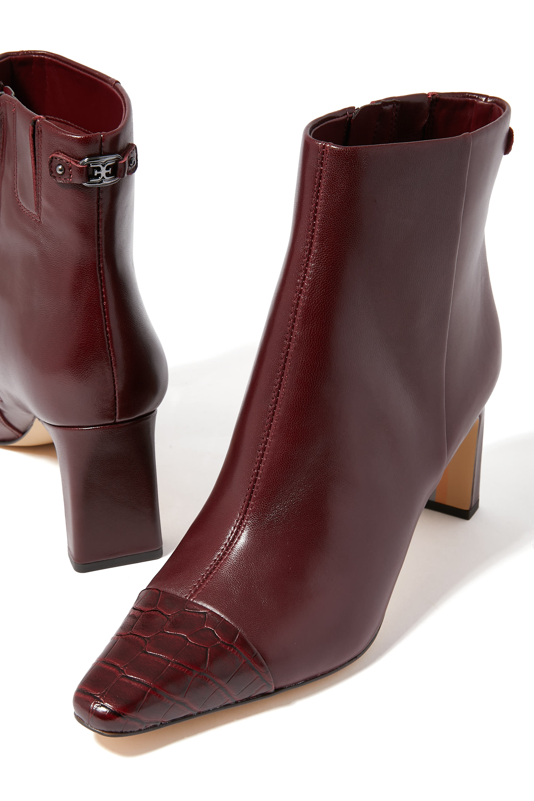 Saige 70 Cap Toe Ankle Booties