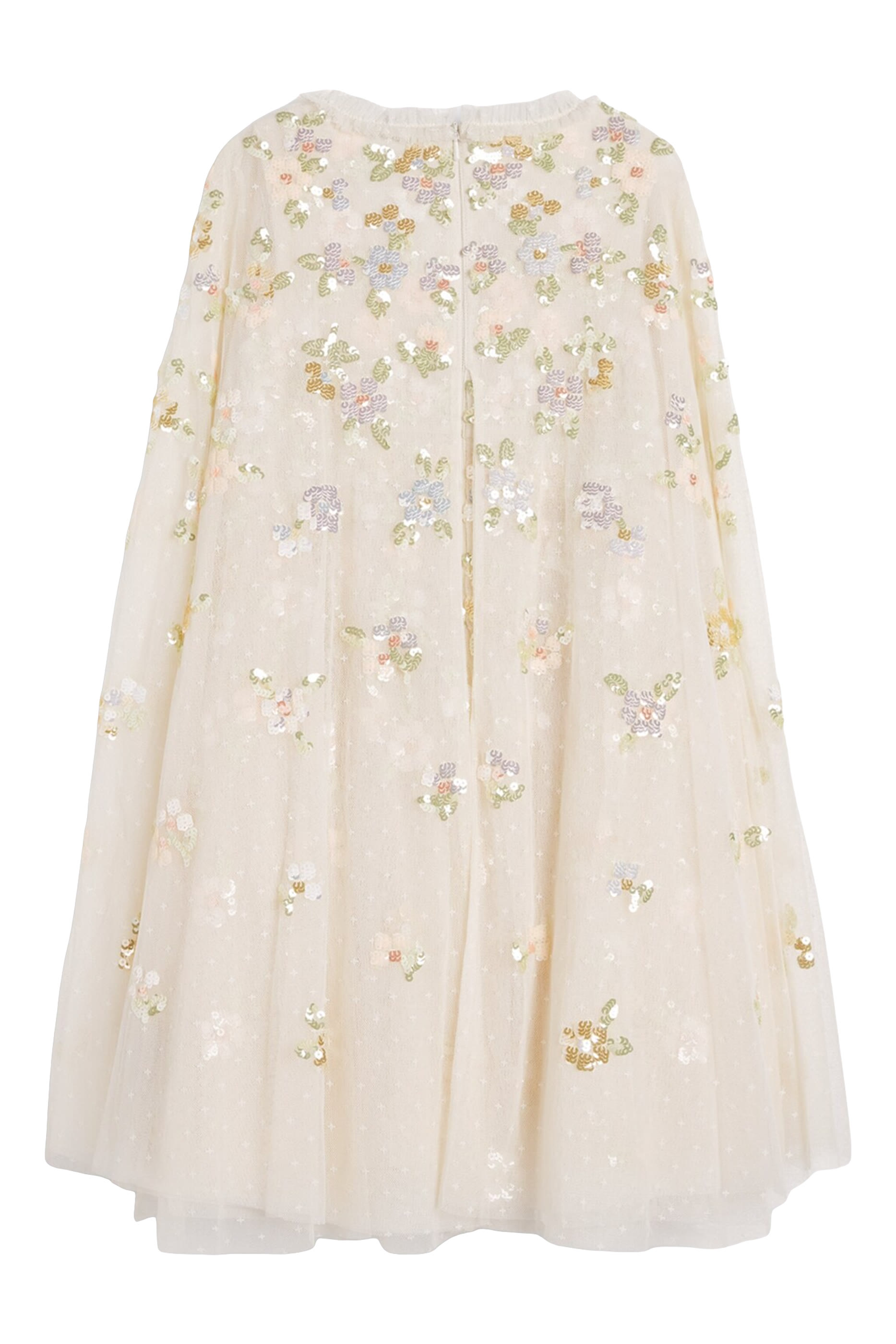 Kids Freesia Shimmer Cape Dress