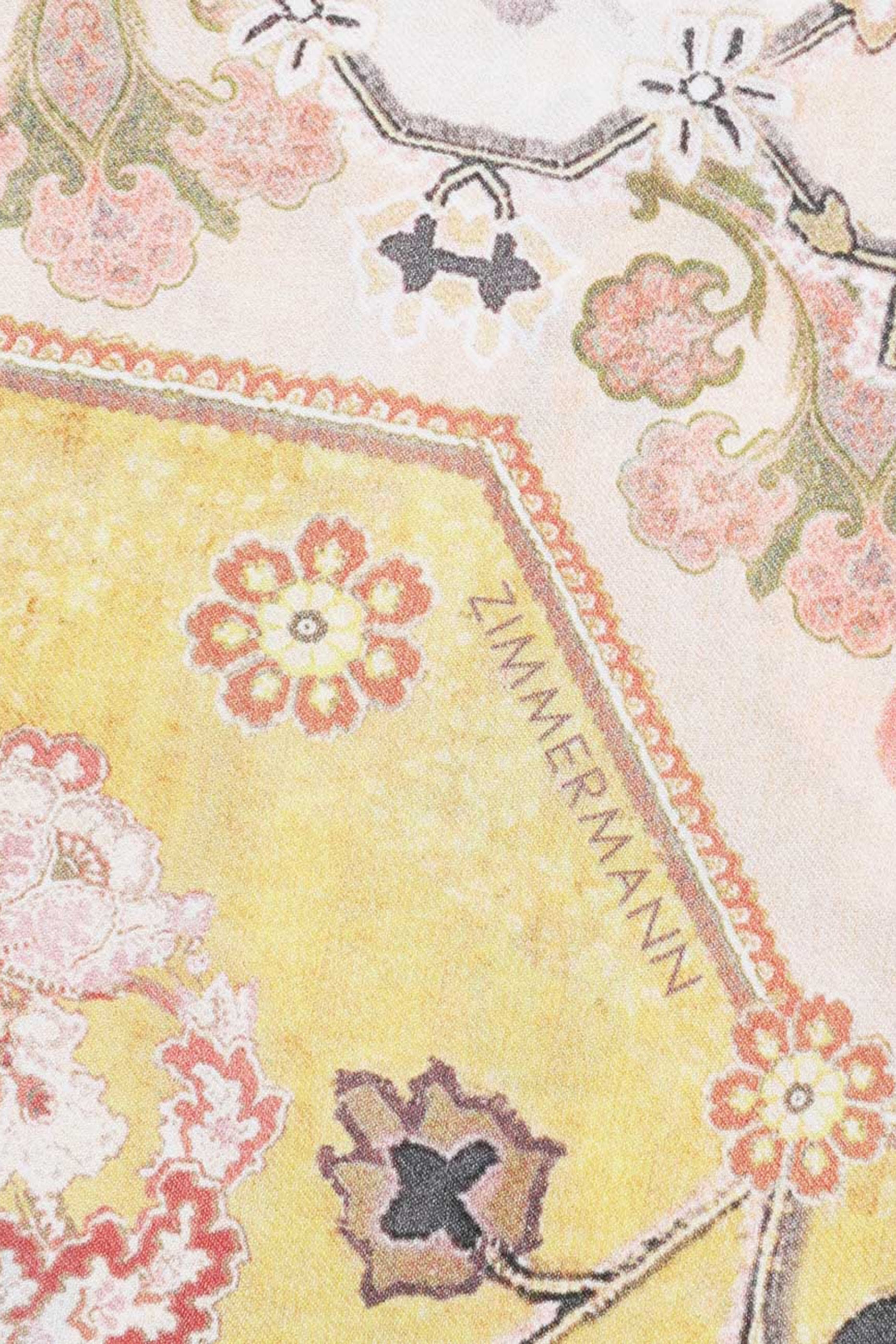 Printed Silk Square Scarf