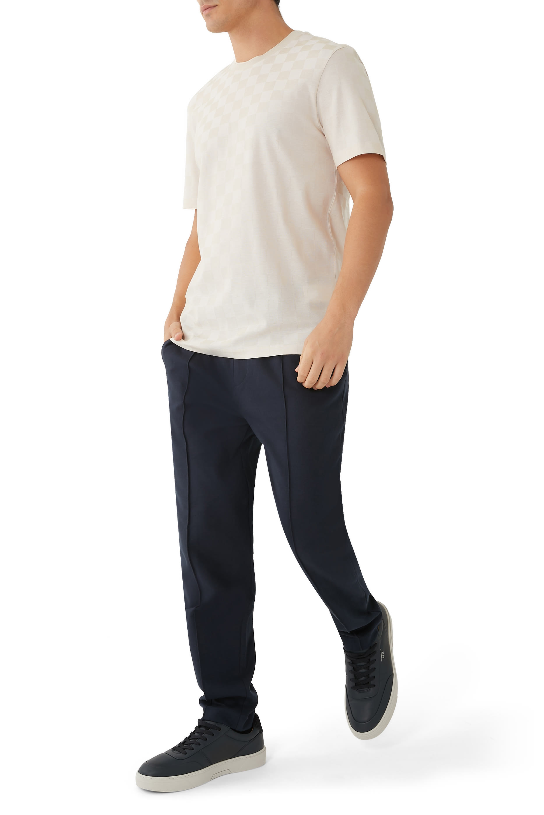 Porsche Check Jacquard T-Shirt