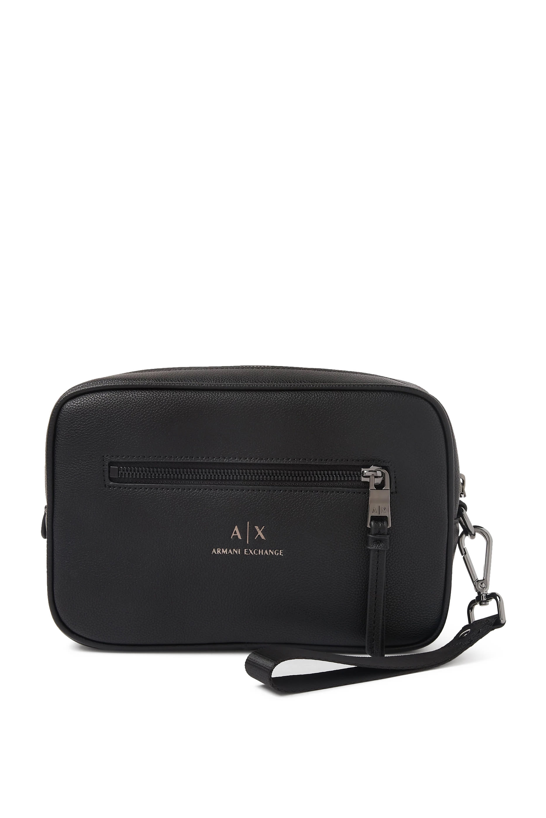 AX Logo Beauty Case with External Drawstring