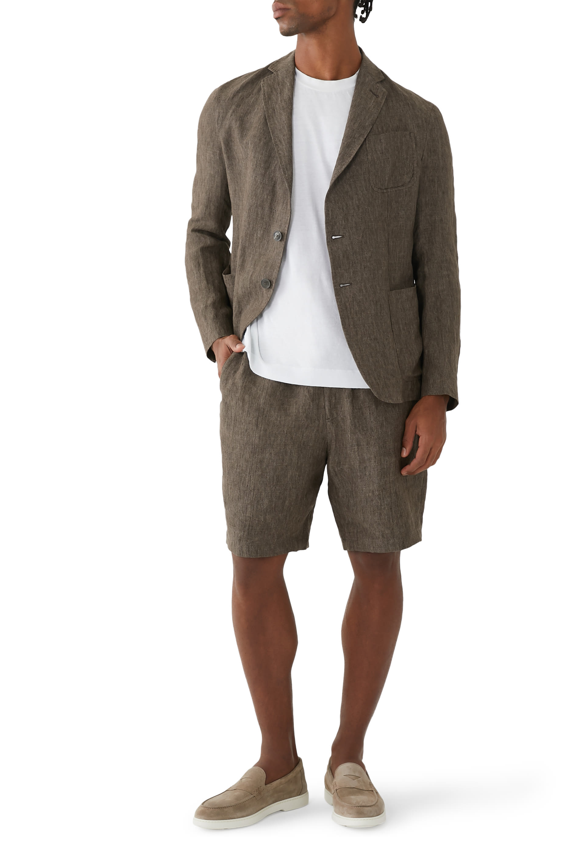 Elastic Waistband Shorts