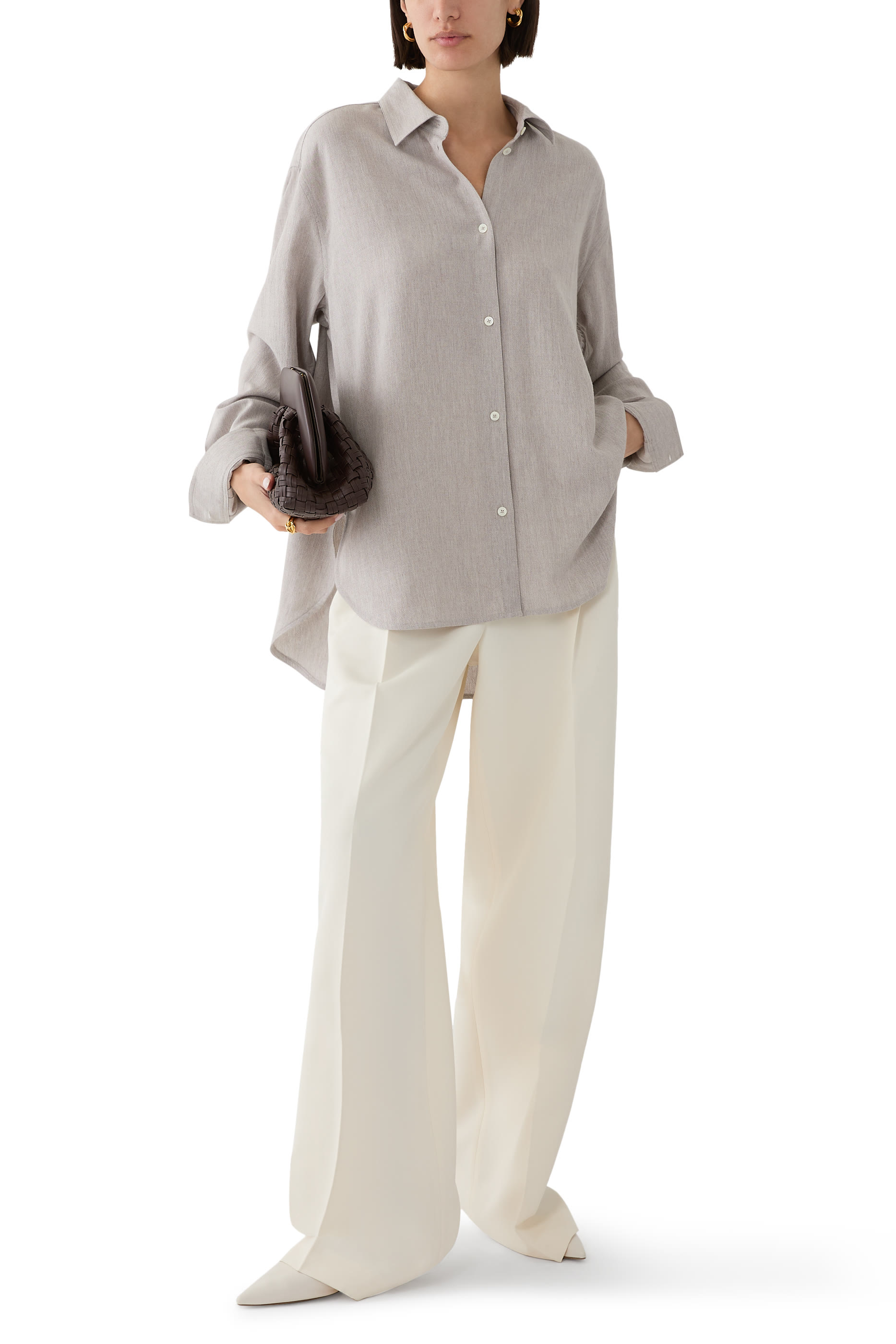 Fluid Viscose-Blend Shirt