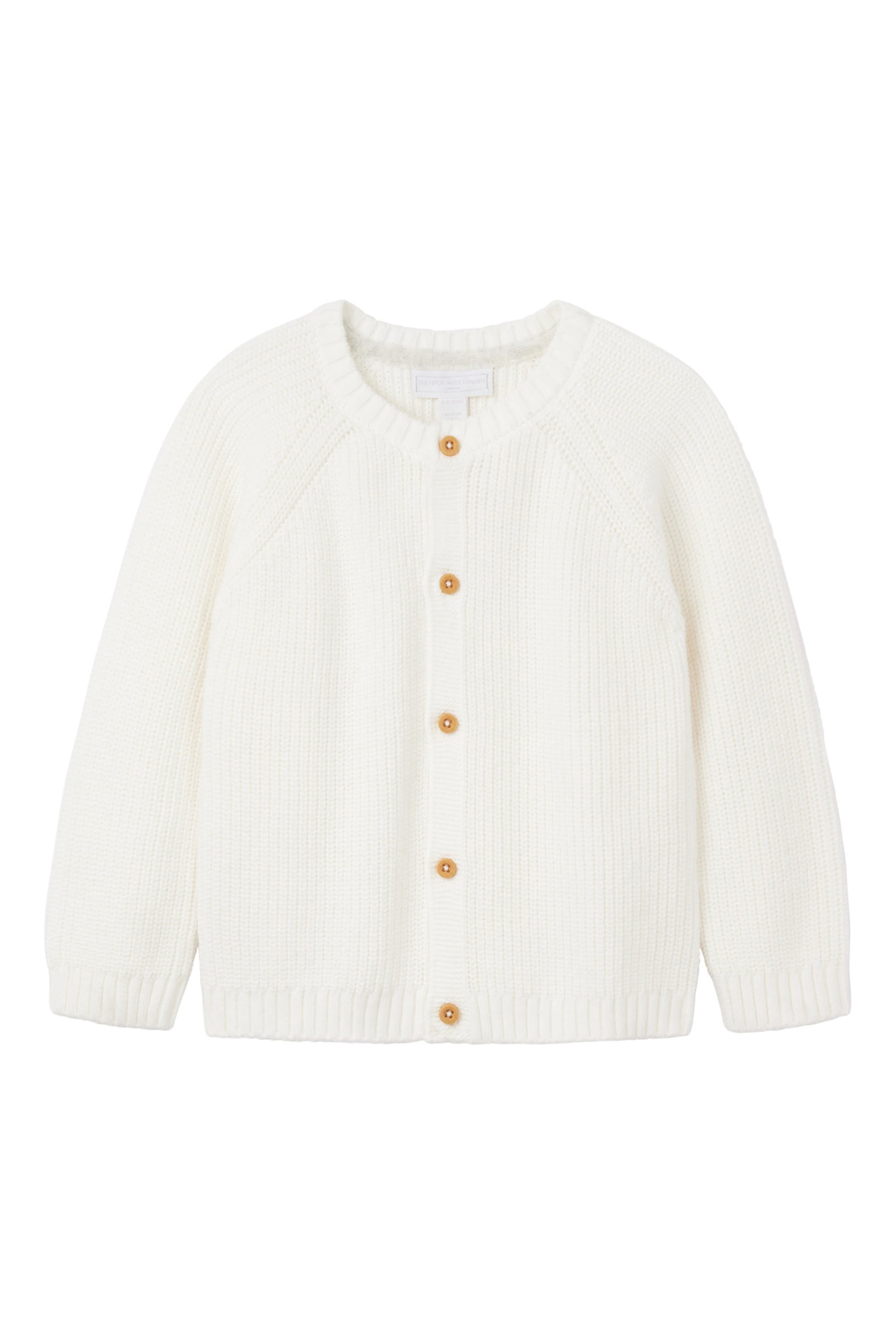 Kids Buttoned Up Organic Cotton Cardigan