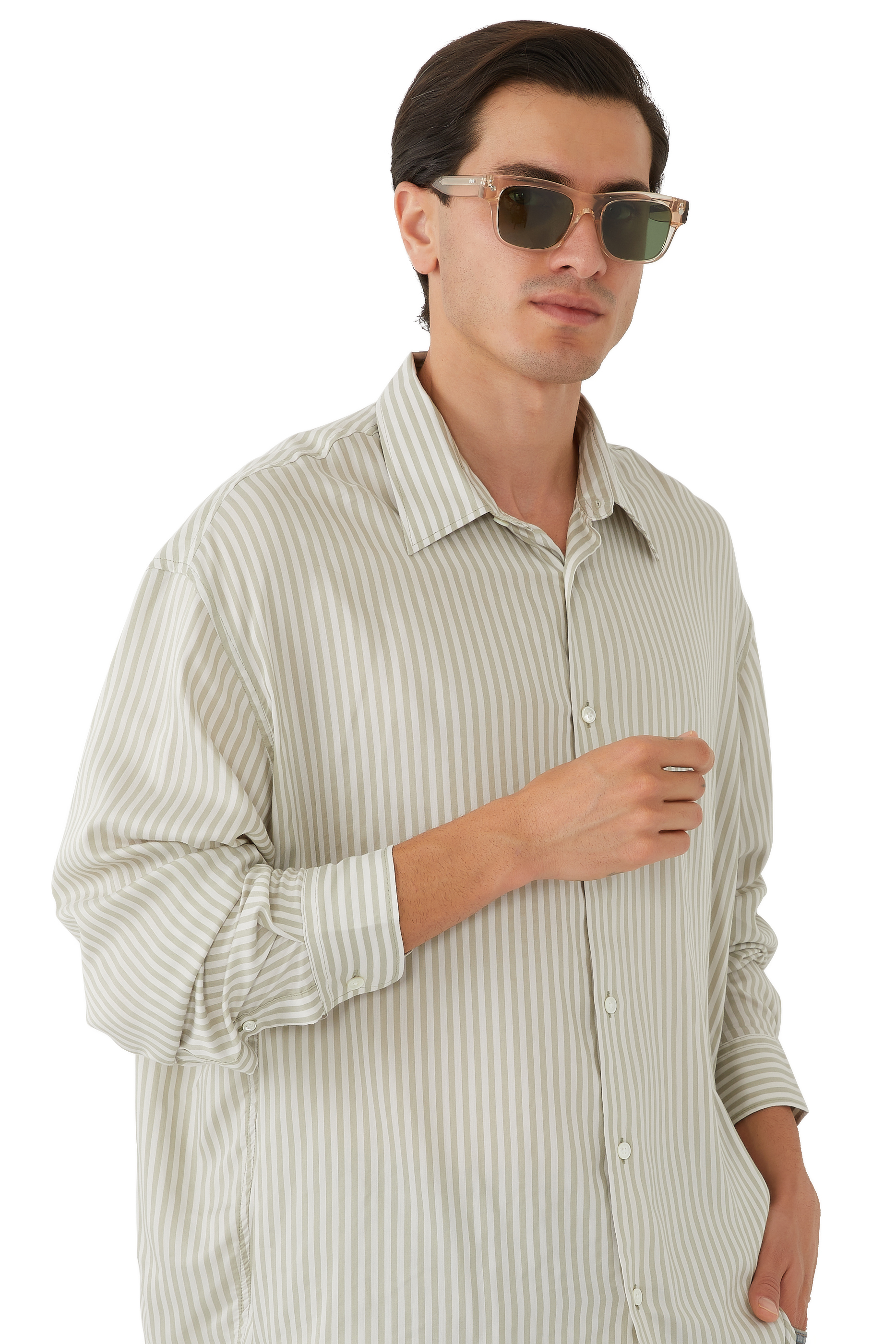 Nolan Champagne Sunglasses