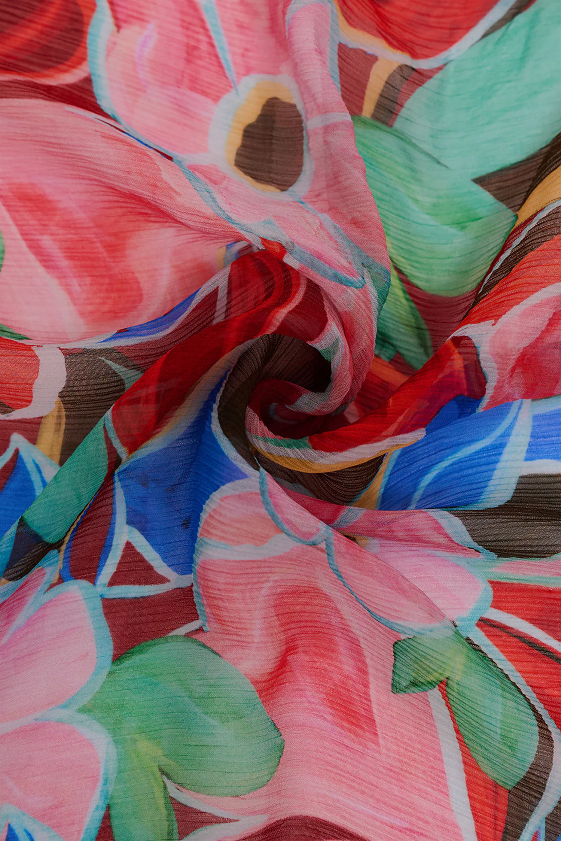 Santorini Bloom Print Sarong