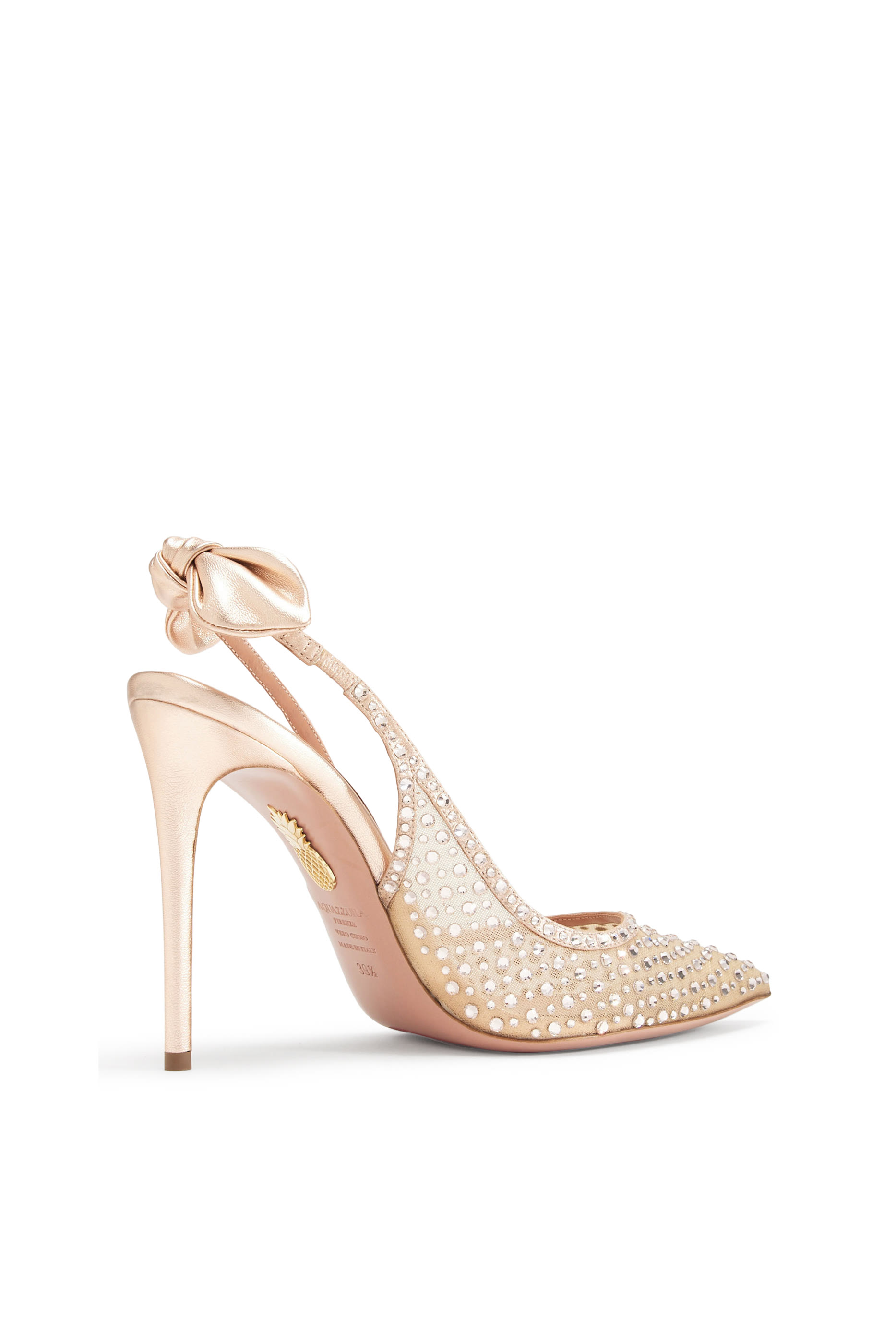 Bow Tie 105 Crystal Tulle Pumps