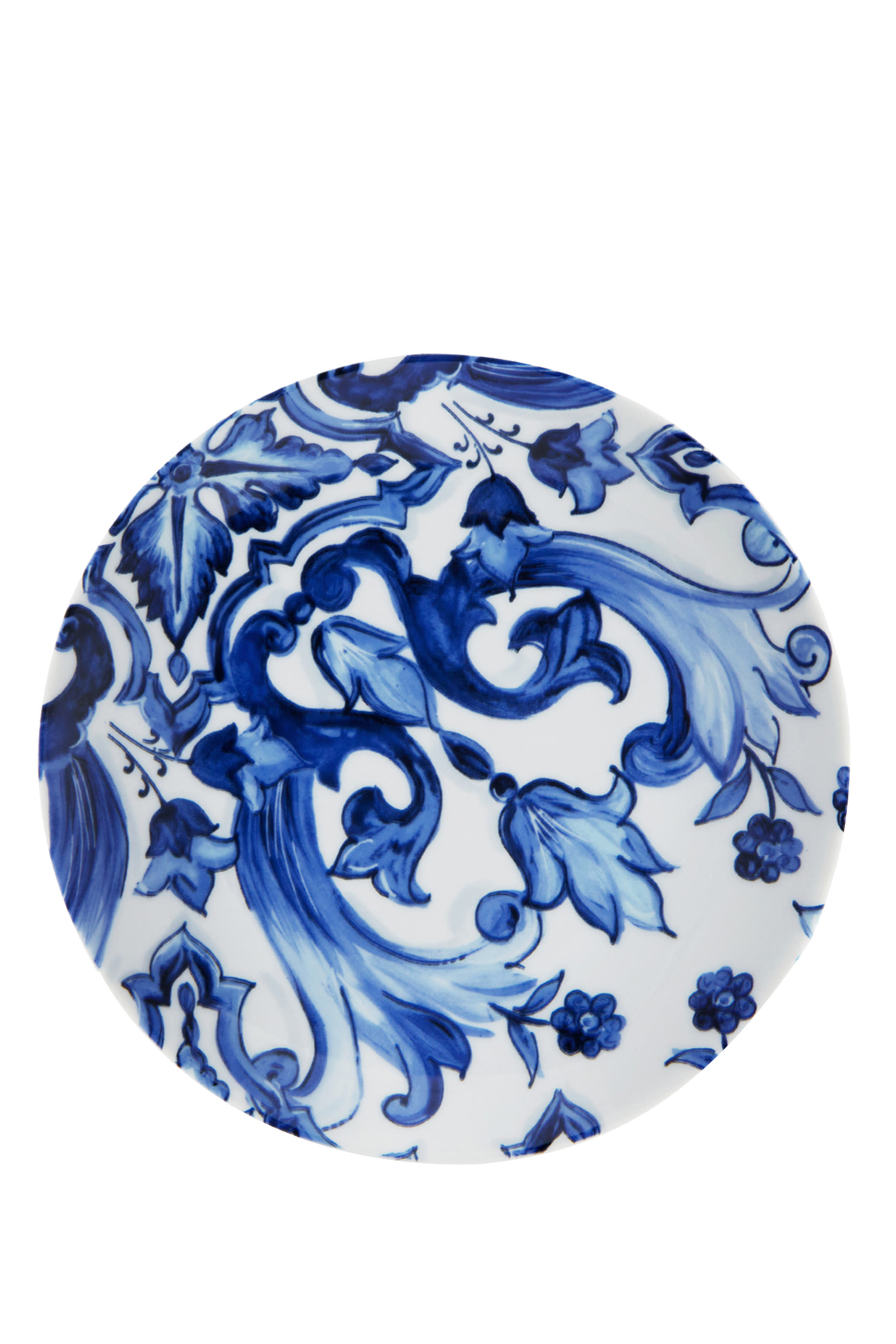 Blu Mediterraneo Fiore Foglie Dessert Plates, Set of 2