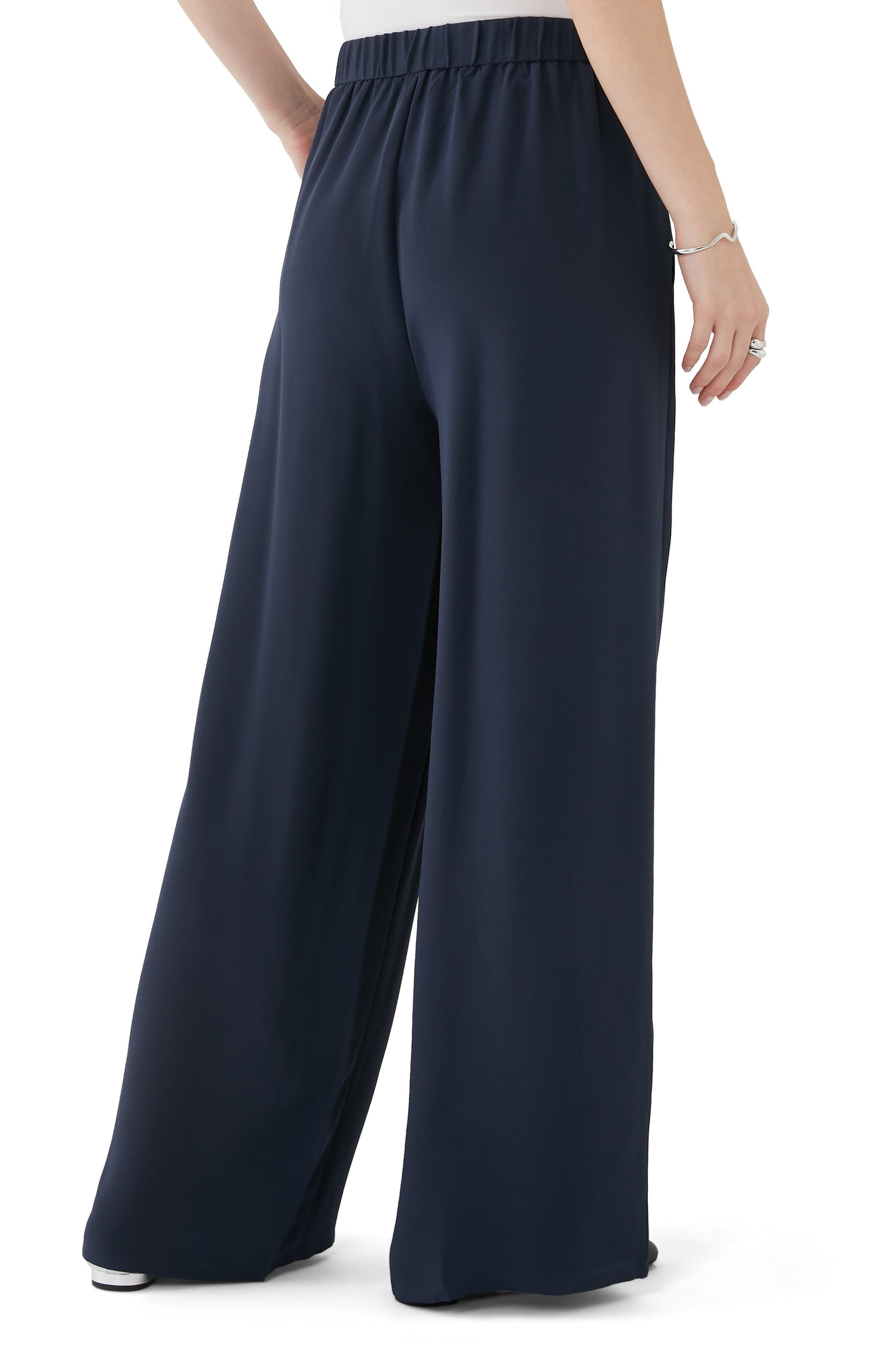 Silk Double Crepe Pants