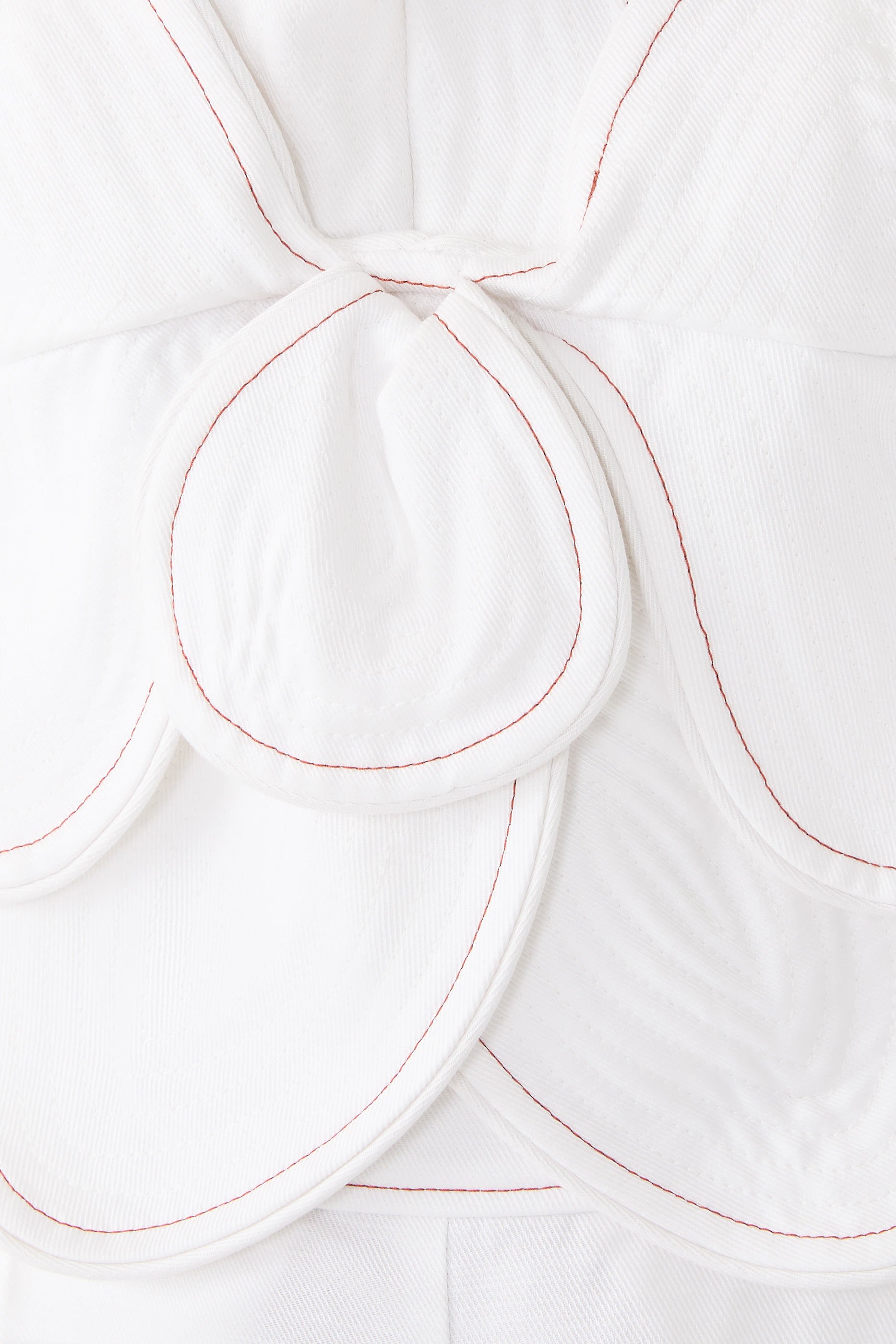 A Flor De Piel Sculpted Strapless Jumpsuit