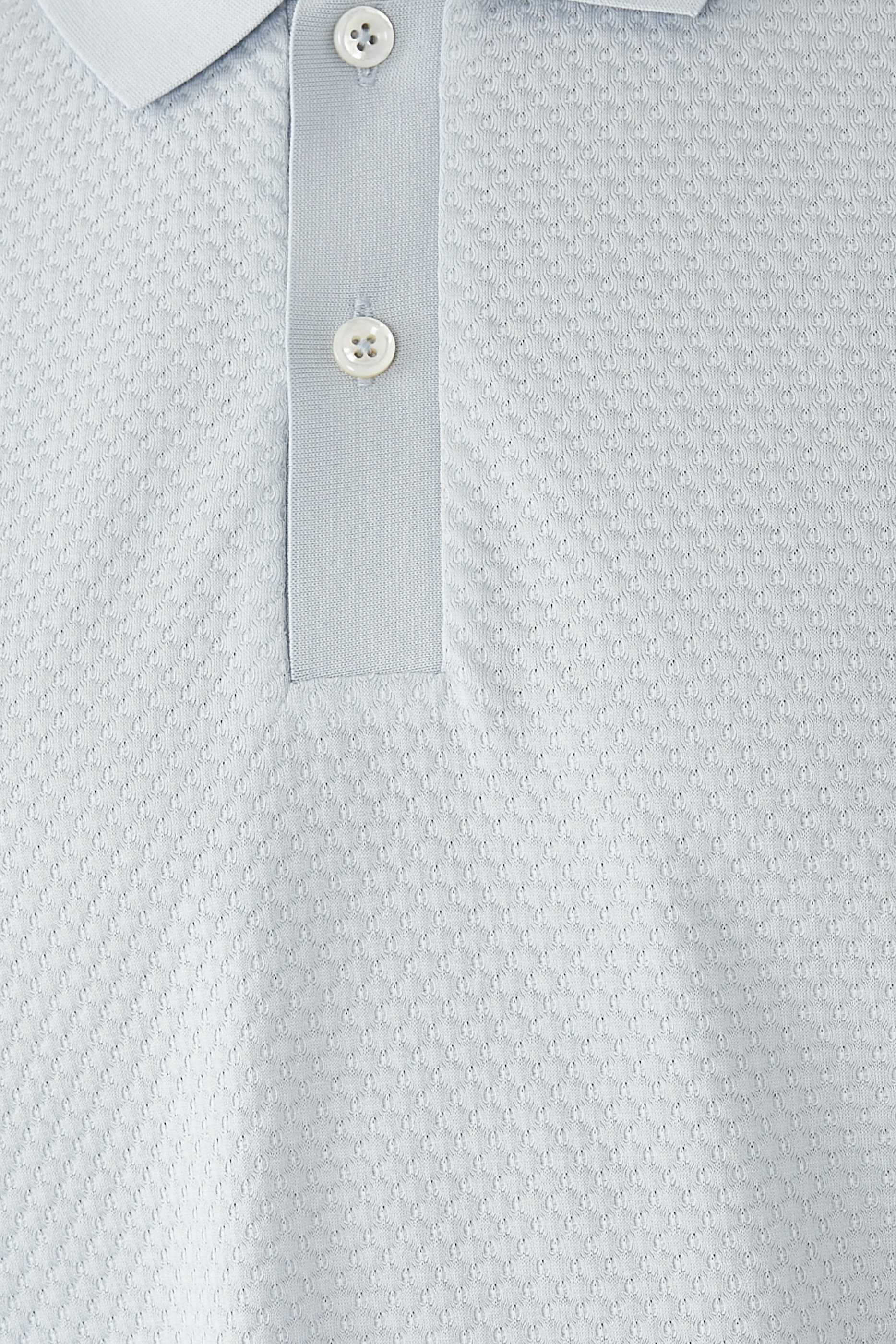 Polo Shirt with Bubble Structure