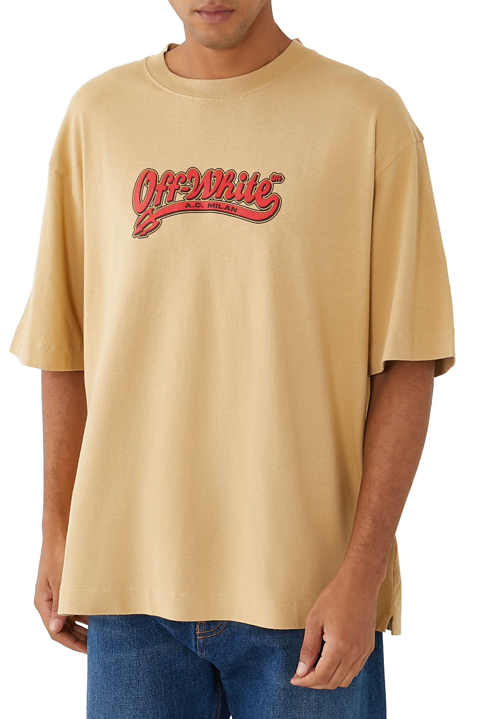 OW x A.C.Milan Logo T-Shirt