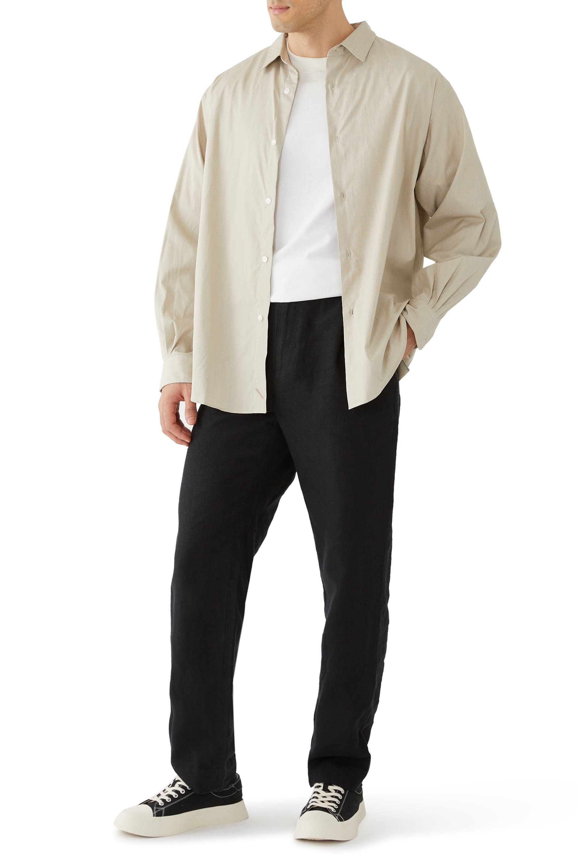 Regular Collar Stripe Shirt