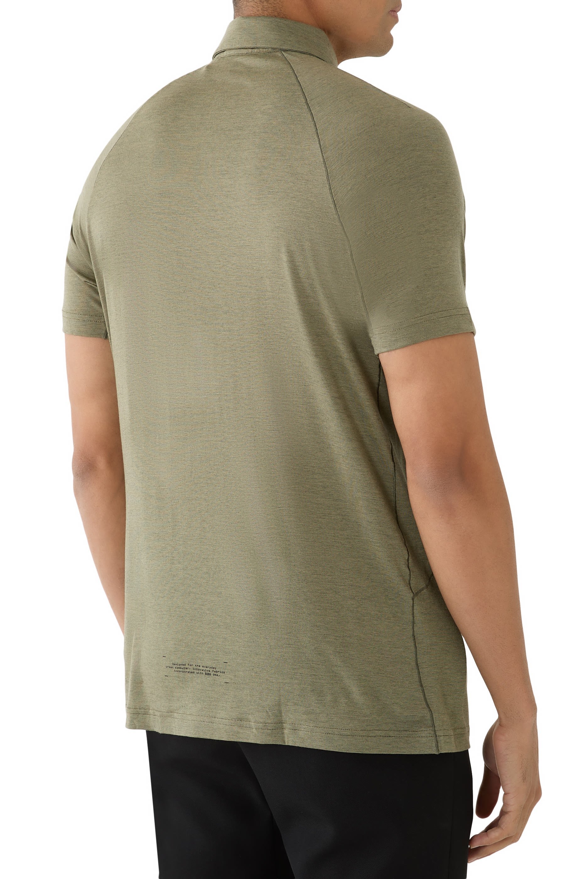 Temperature-Regulating Performance Slim-Fit Polo Shirt