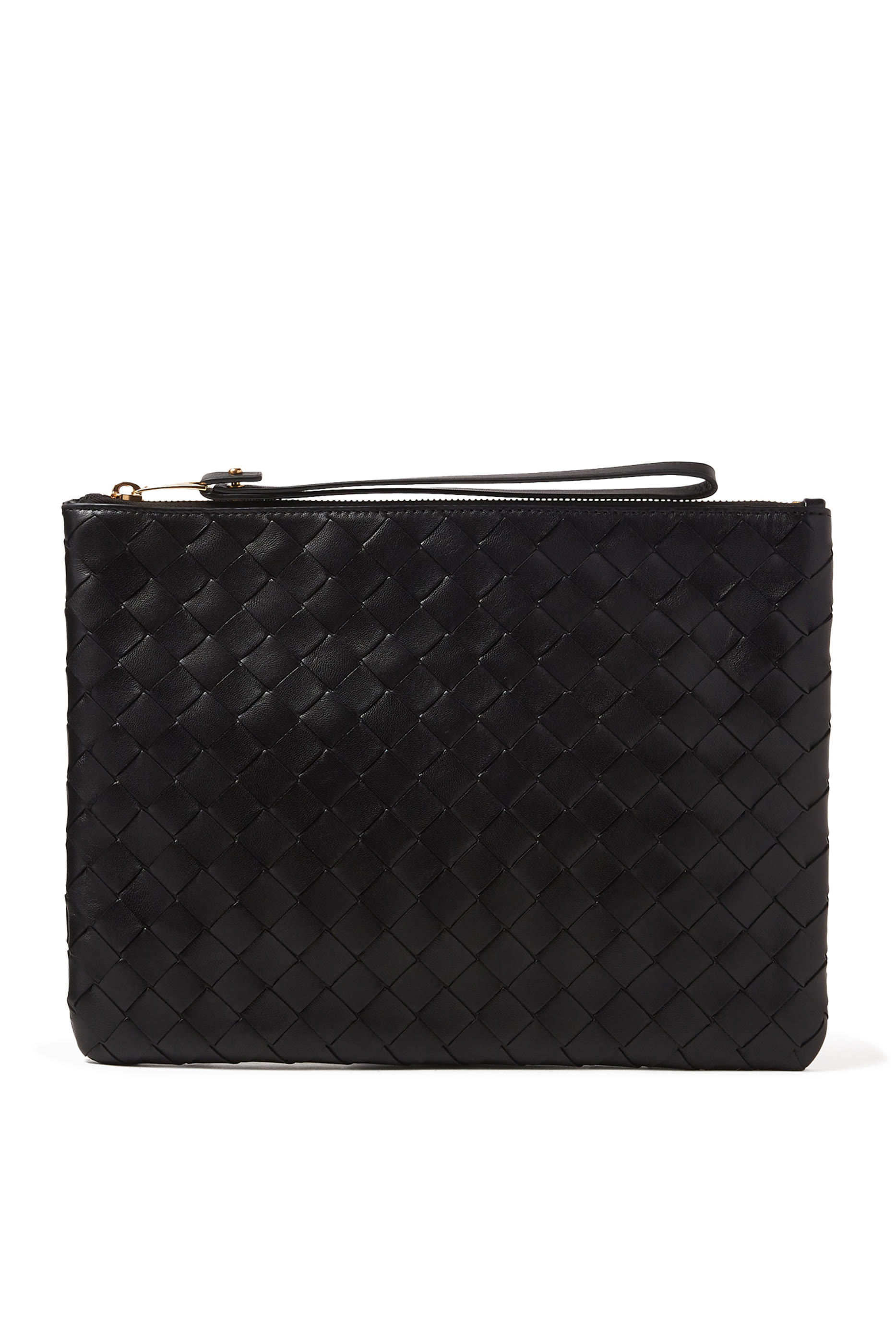 Intrecciato Medium Leather Pouch