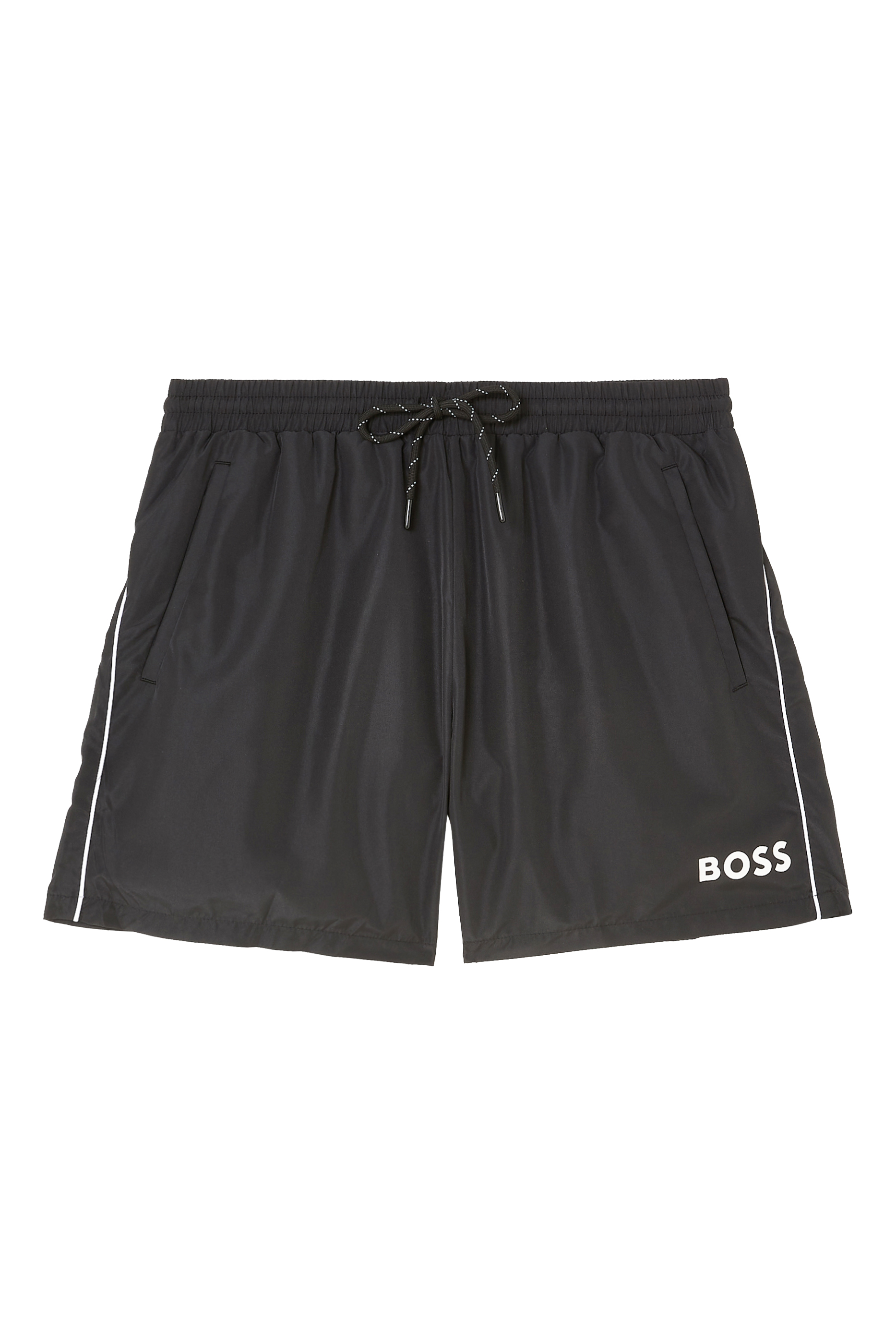 Quick-Drying Logo Swim Shorts