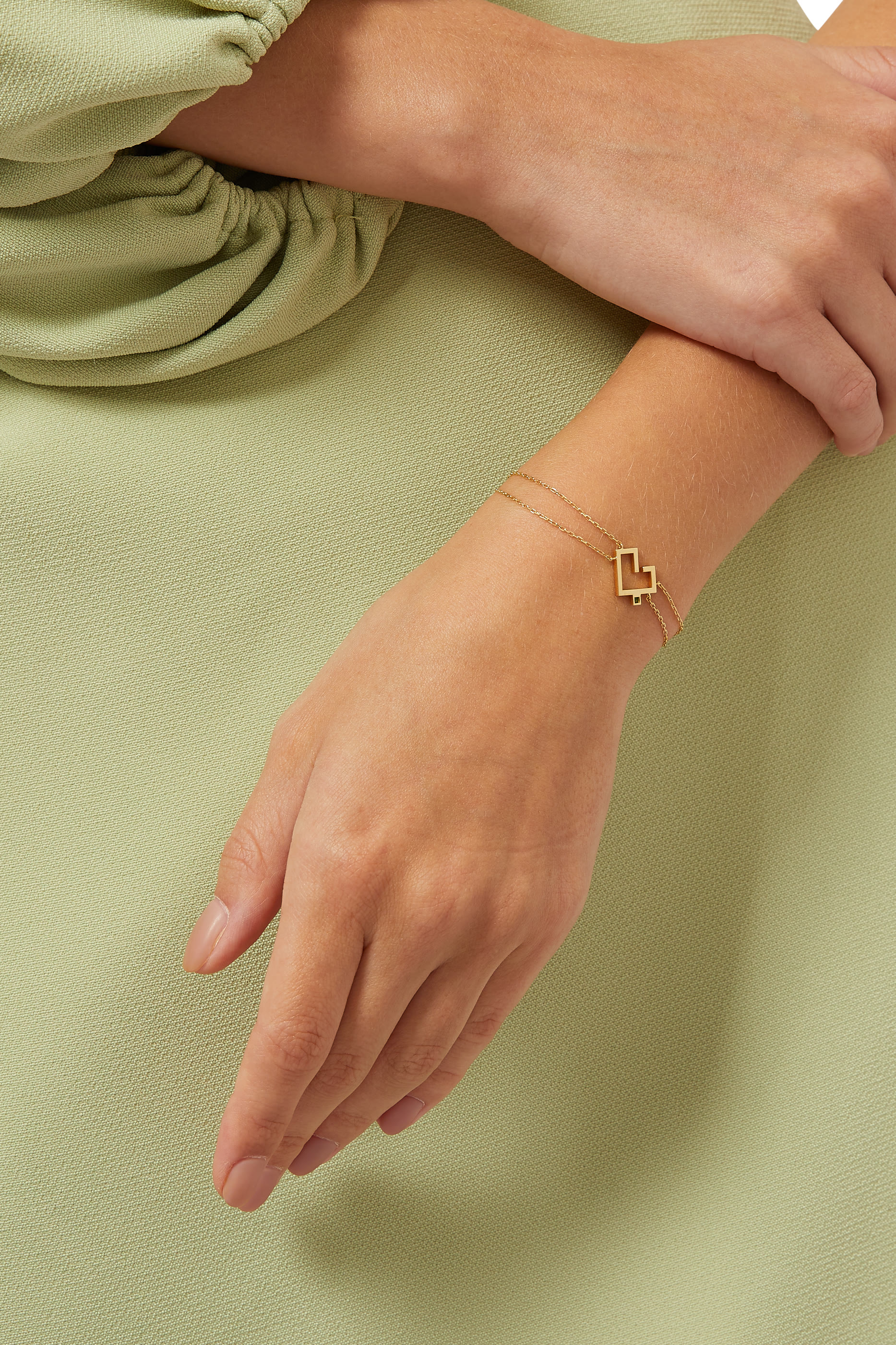 Hubb Bracelet with Emerald