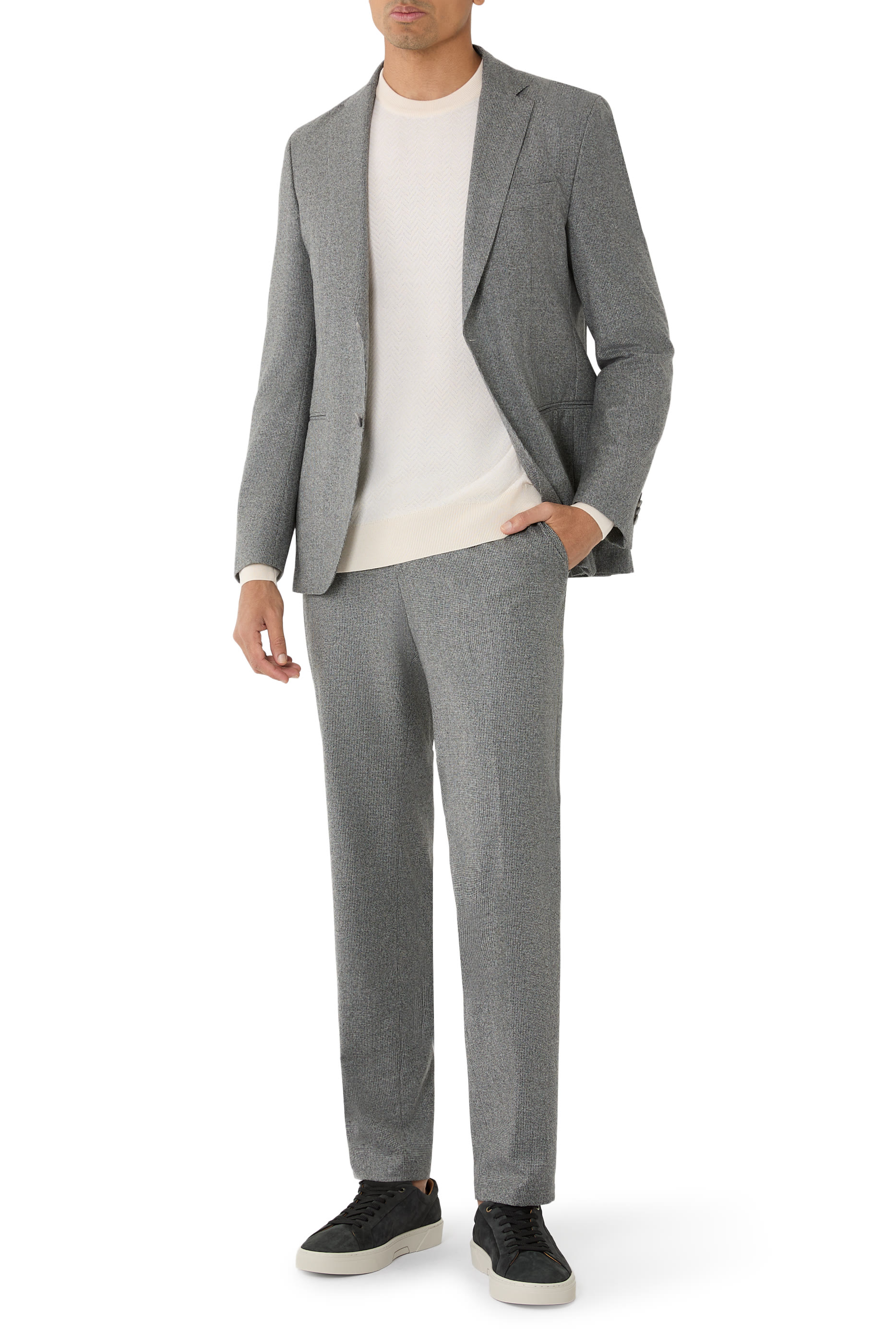 Velour-Effect Gary Sneakers