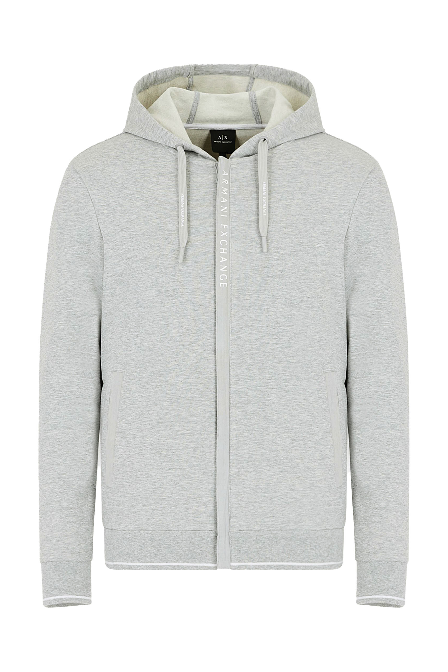 Logo Print Zip-Up Hoodie