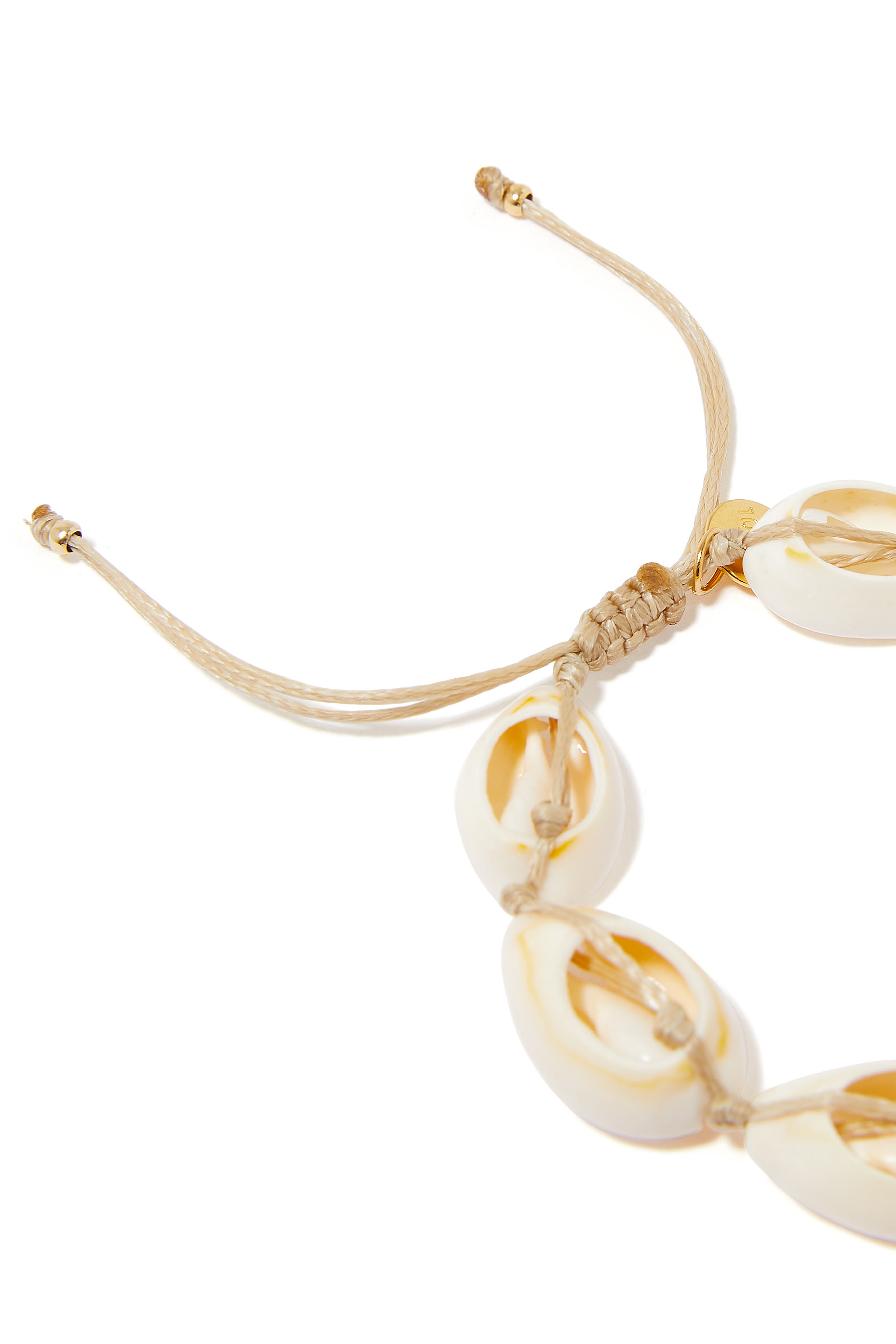 The Cowrie Bracelet, 24k Gold-Plated Alloy Brass Shell & Natural Cowrie Shells