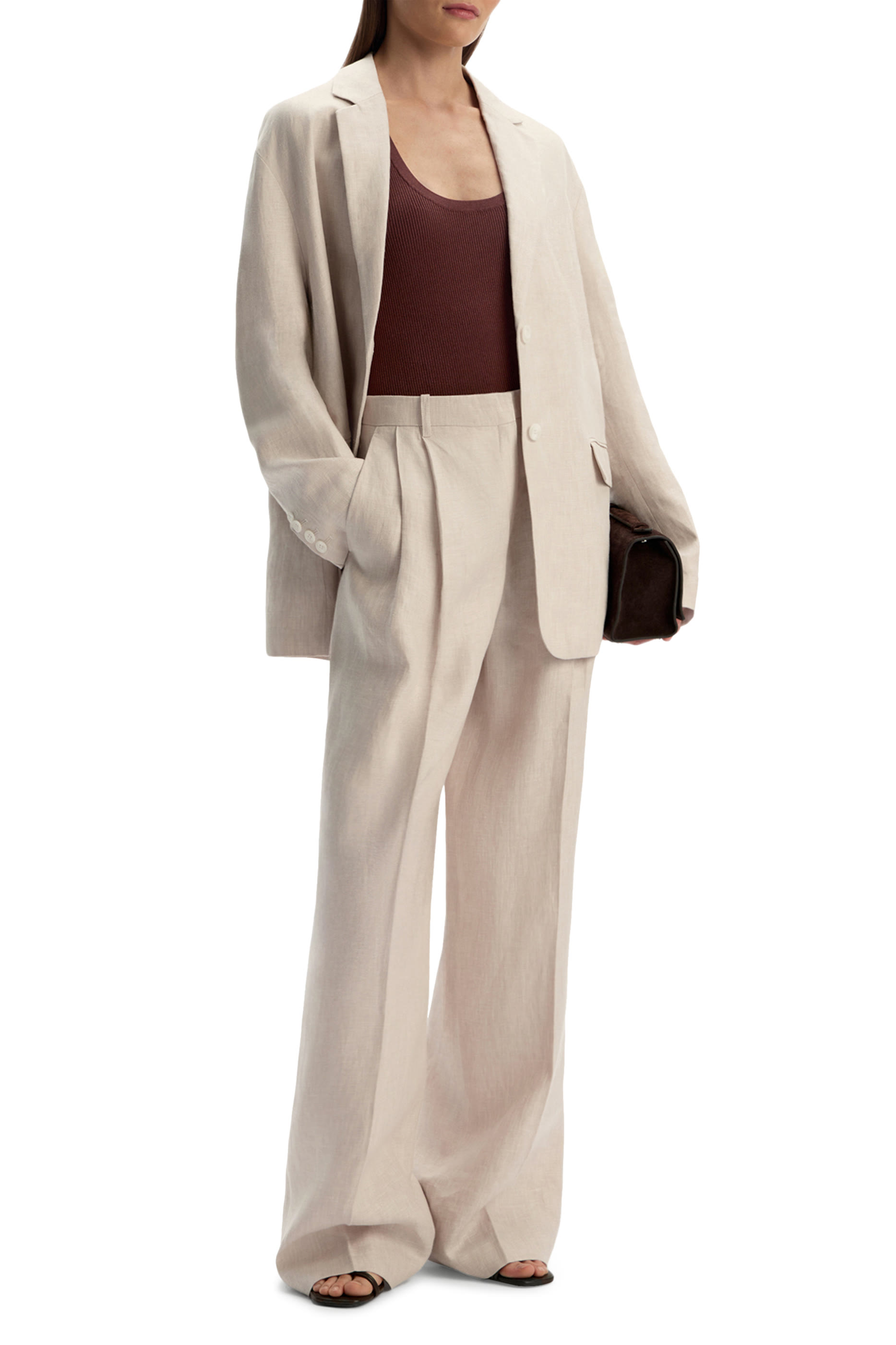 Tailored Linen Blazer