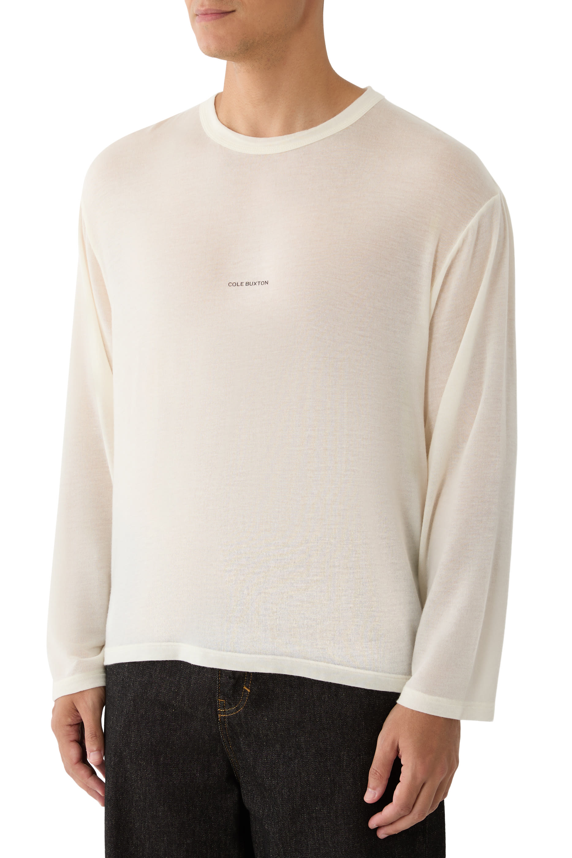 Sheer Long Sleeve T-Shirt