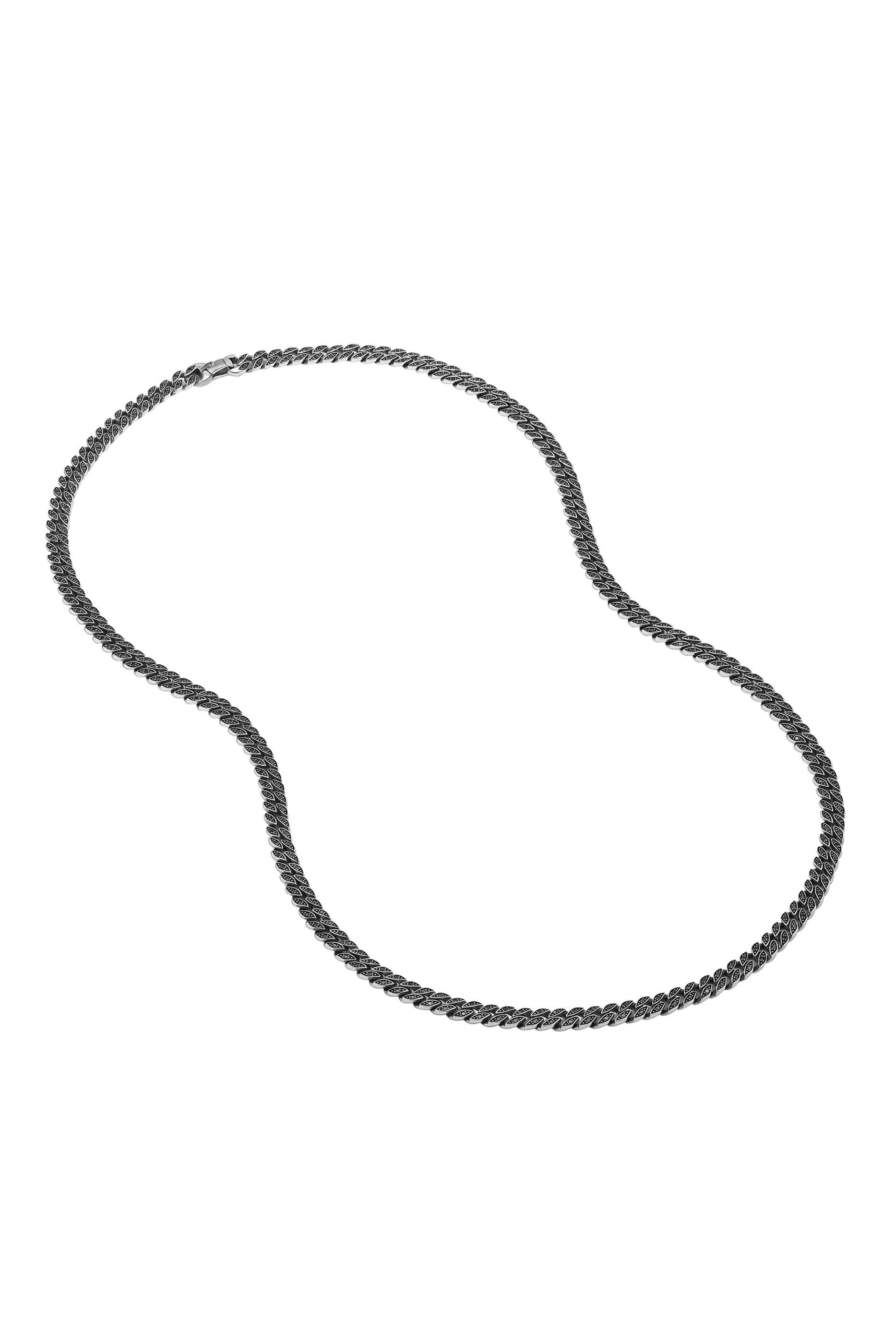 Curb Chain Necklace, Sterling Silver