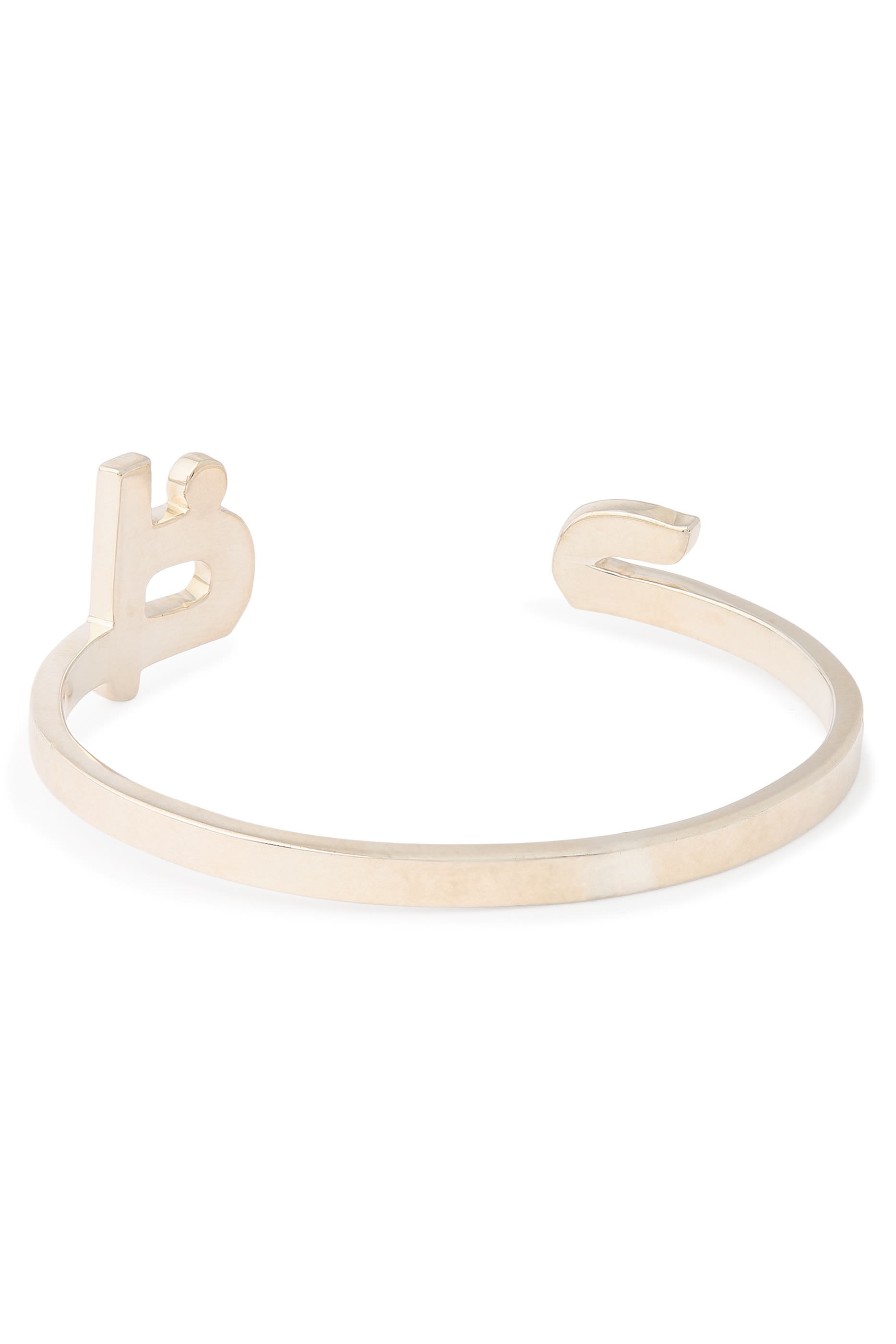  Two Letters Haz Bangle, Sterling Silver