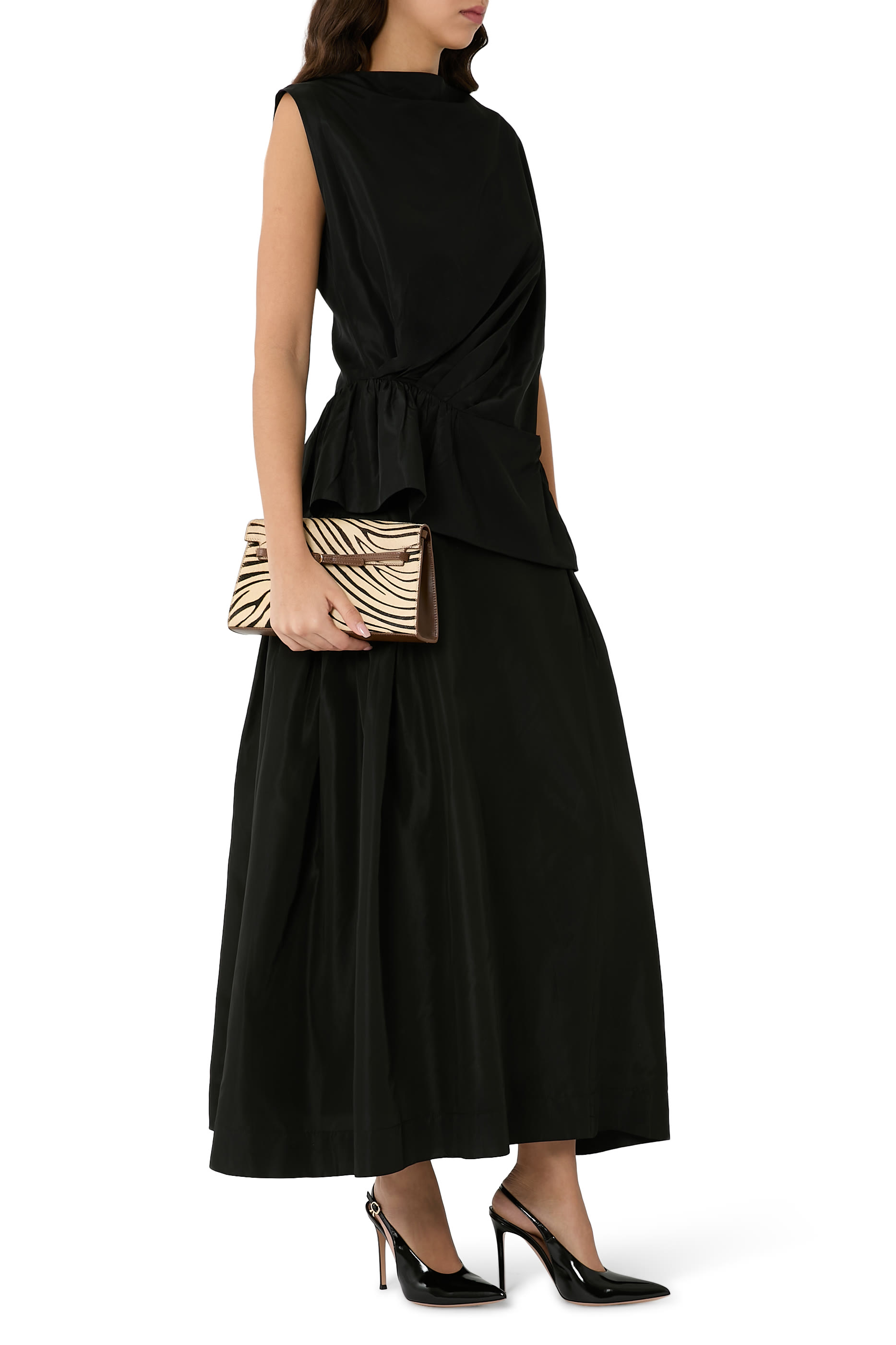  Robbie Patent Leather 105 Slingback Pumps