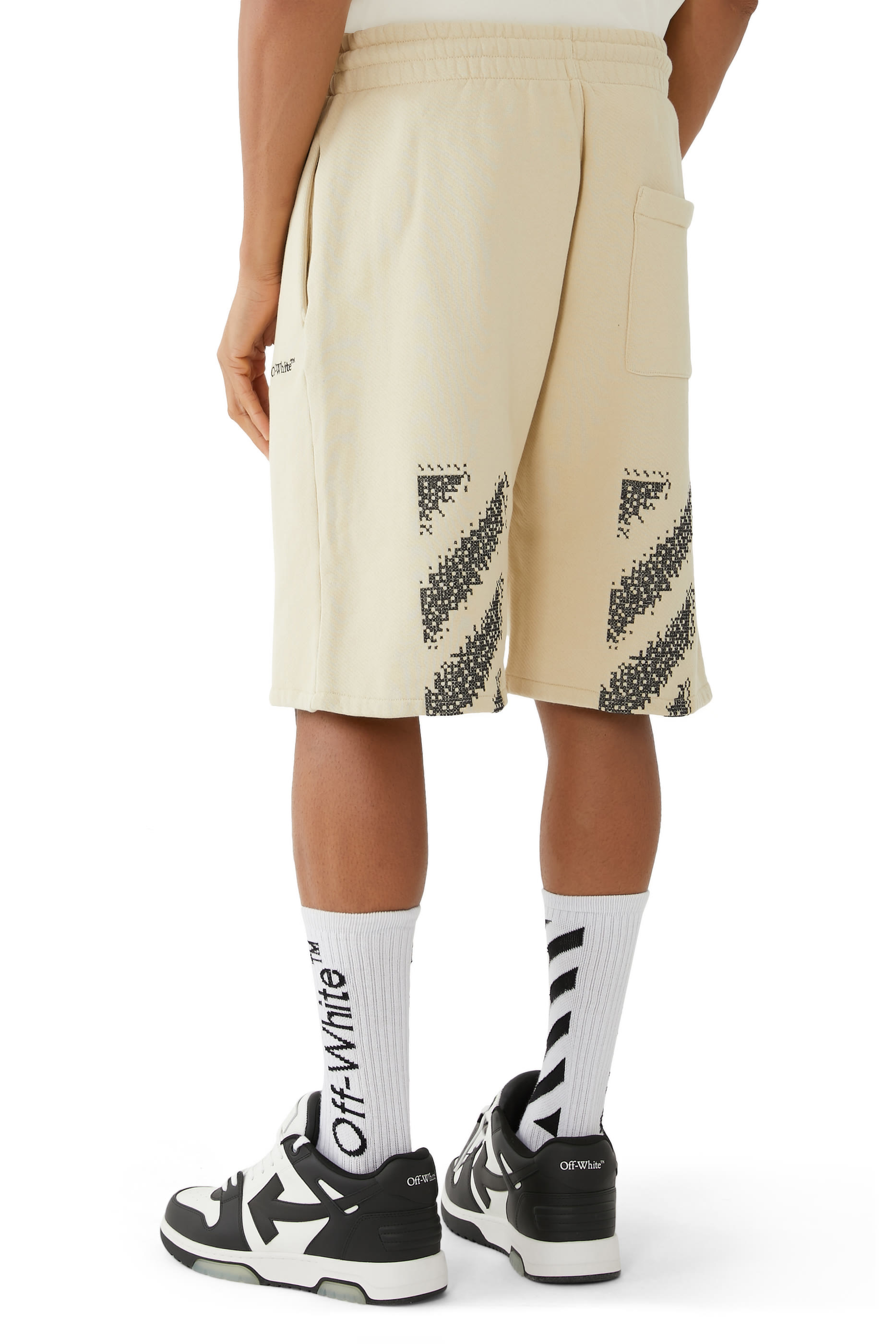 Pixel Diagonal Skate Sweatshorts
