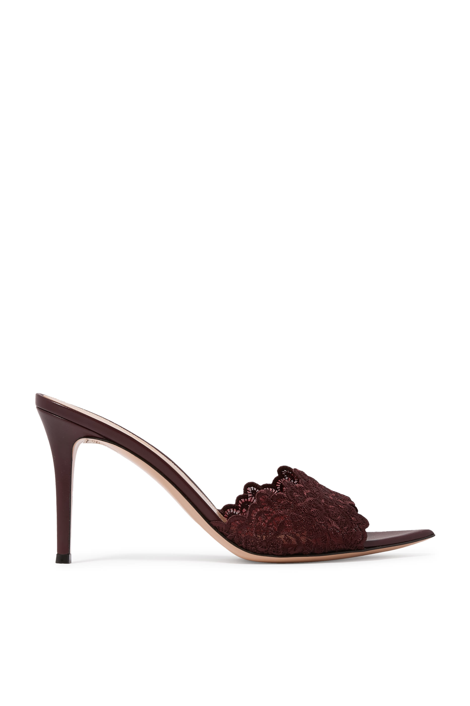 Yvonne 85 Lace Mules 