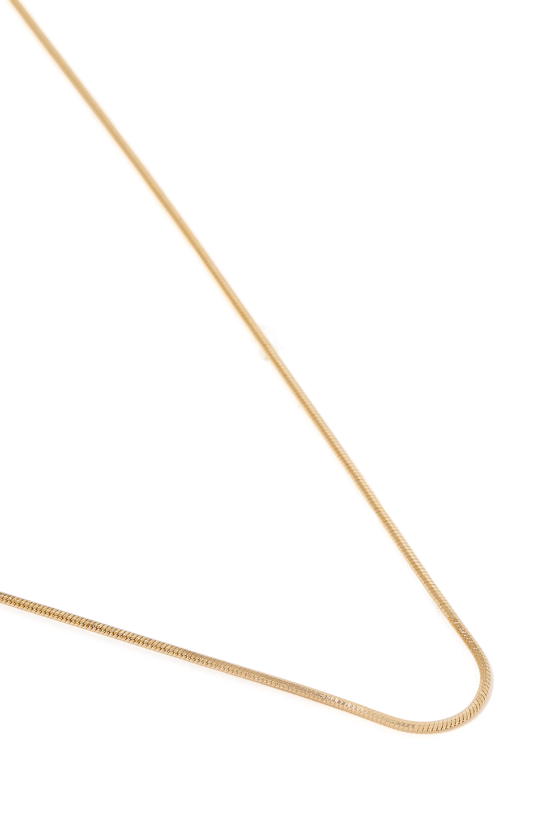 Petite Lady Necklace, 14k Vermeil Gold & Sterling Silver