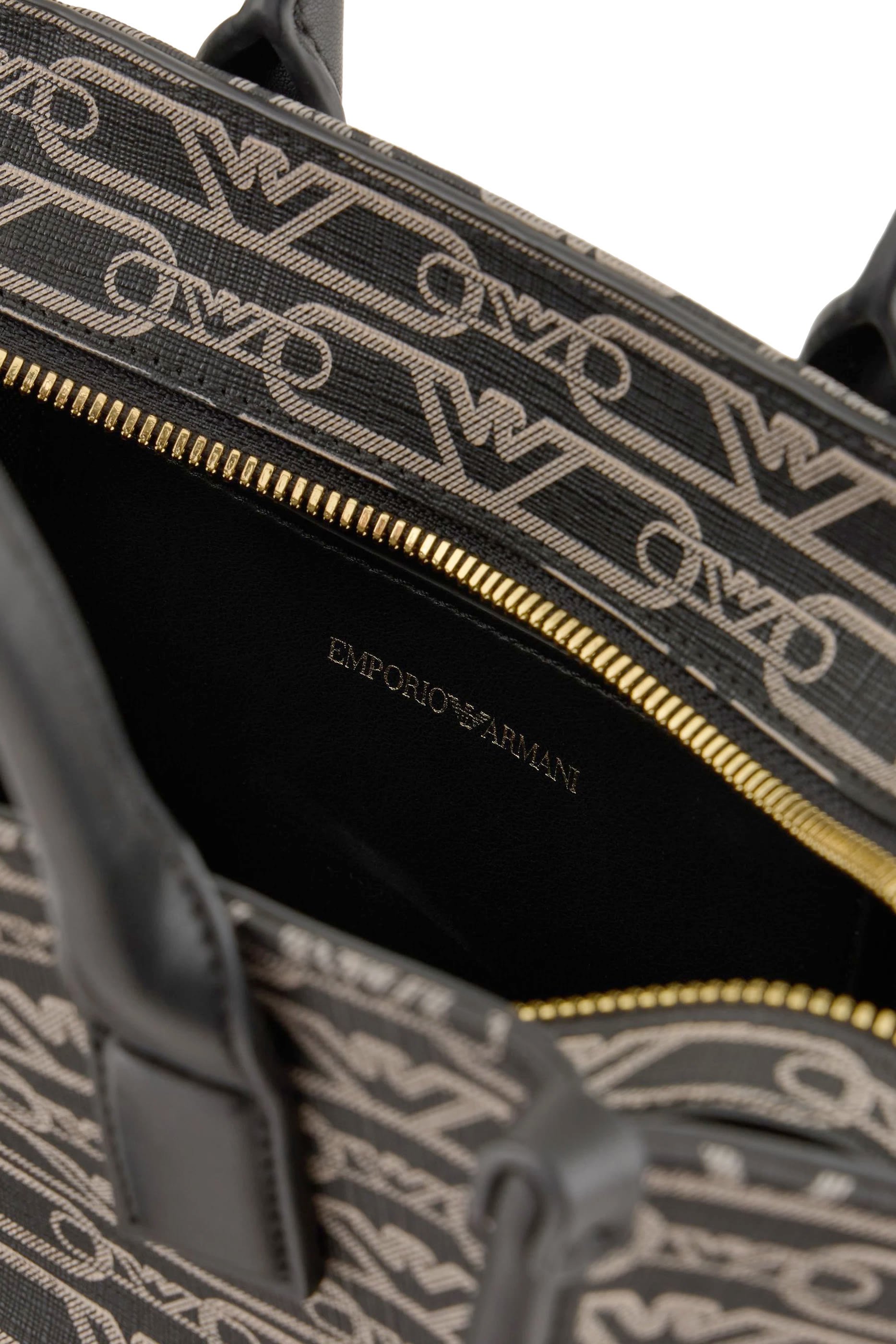 Small All-Over Monogram Print Shopper Bag