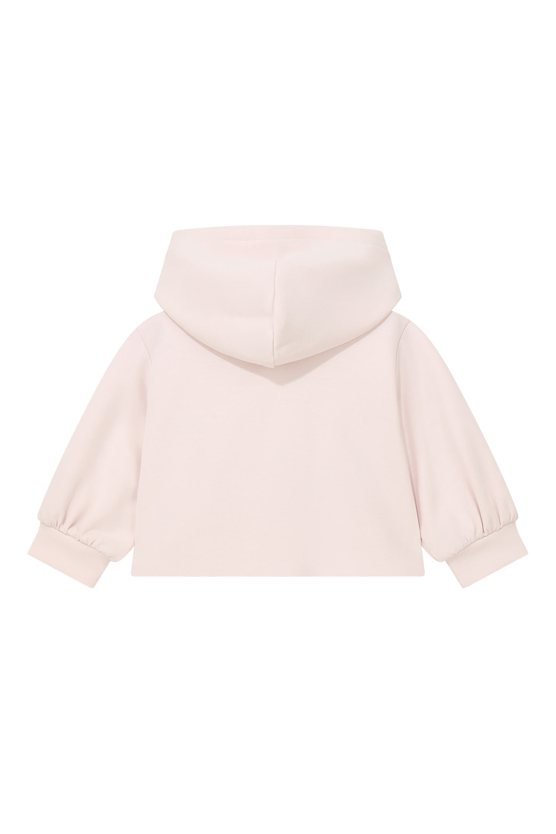 Kids Embossed Logo Zip-Up Hoodie