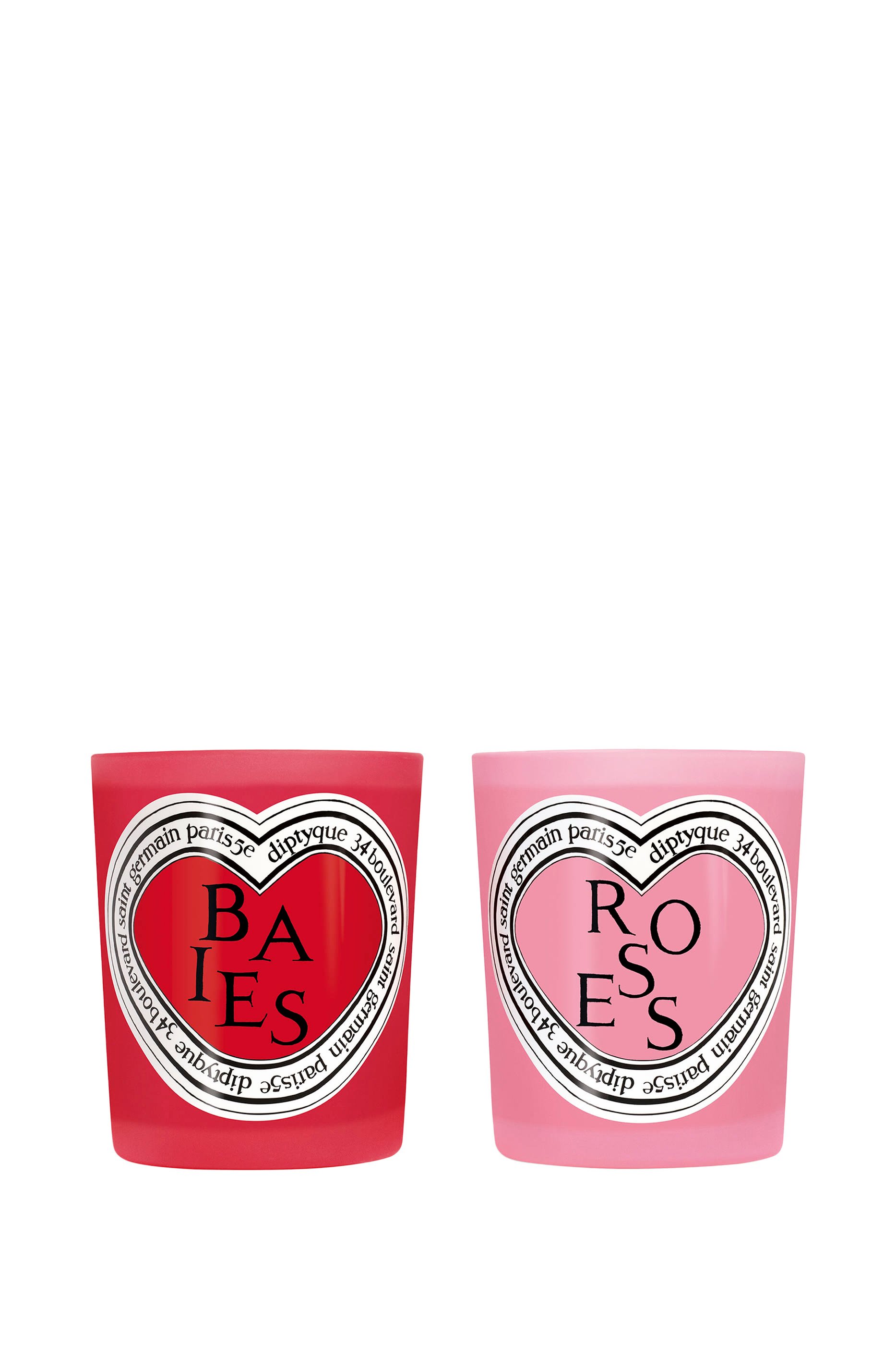Baies (Berries) and Roses Candles Duo – Valentine's Day Edition