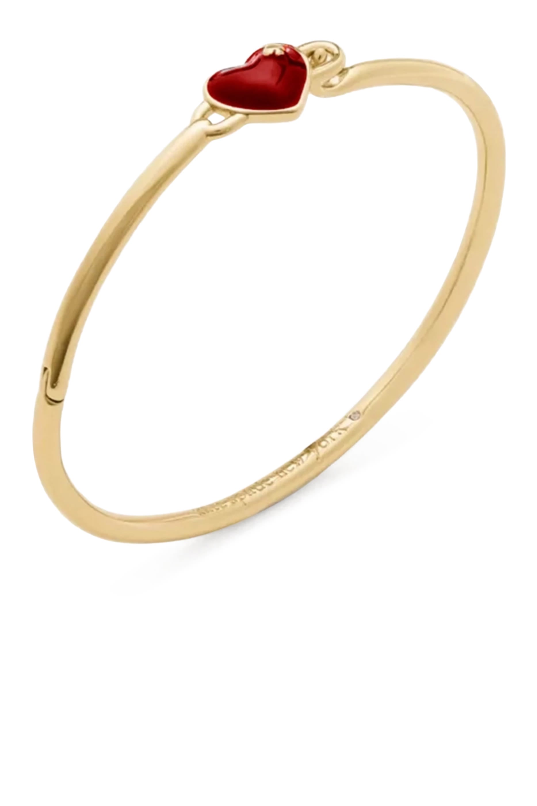 Heart Spade Solitaire Bangle