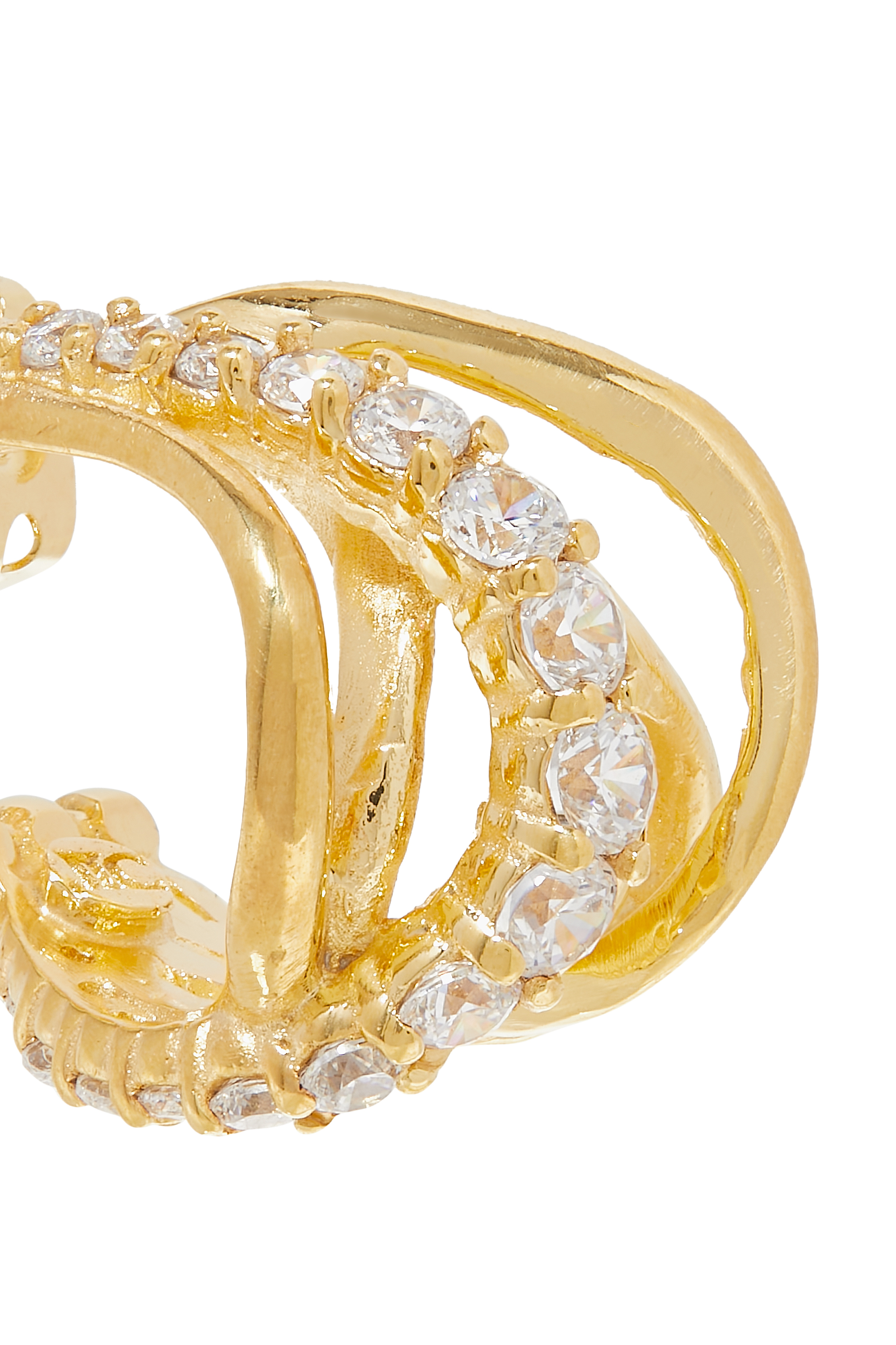 Multi-Wave Hoop Earrings