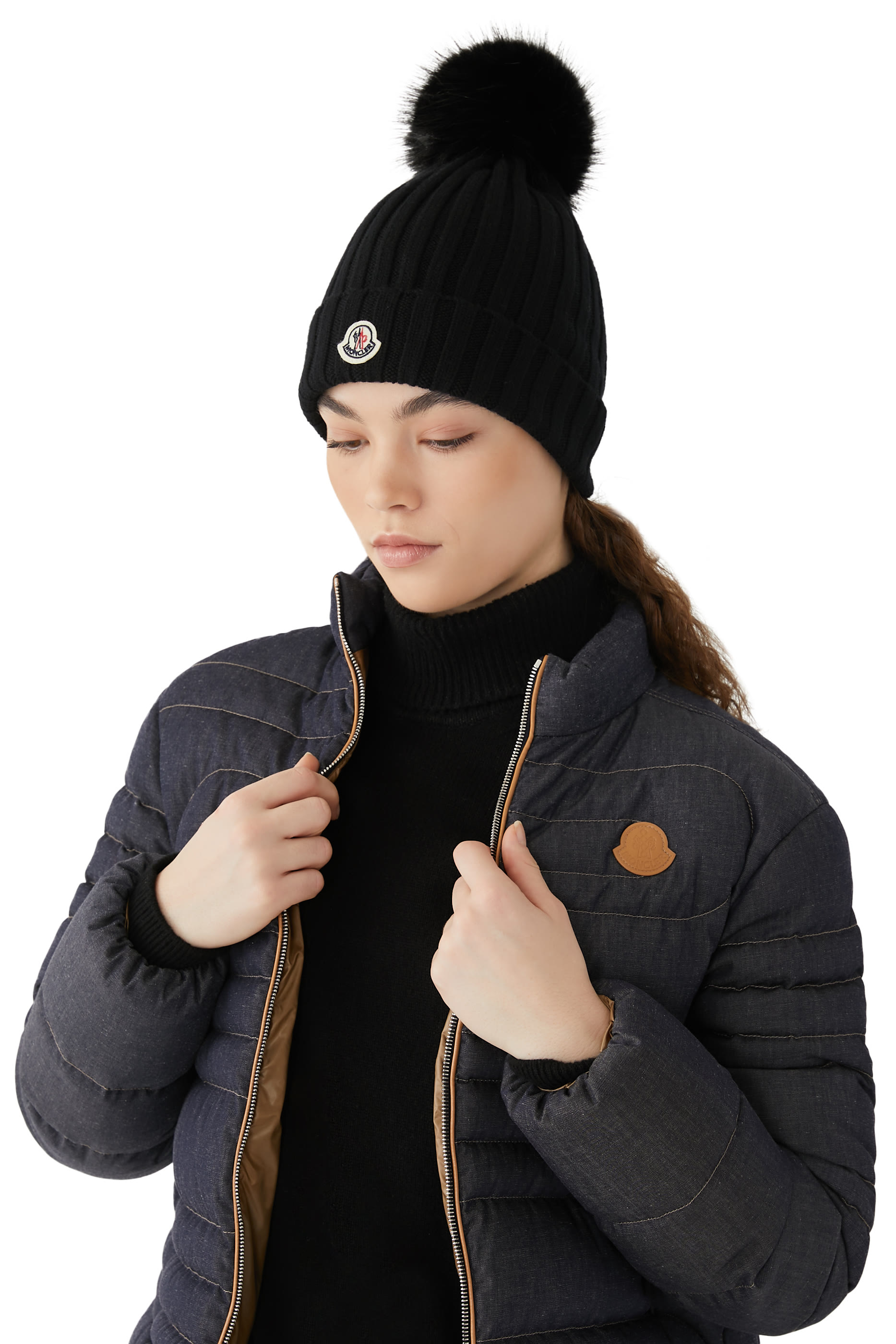 Wool Beanie with Pom Pom