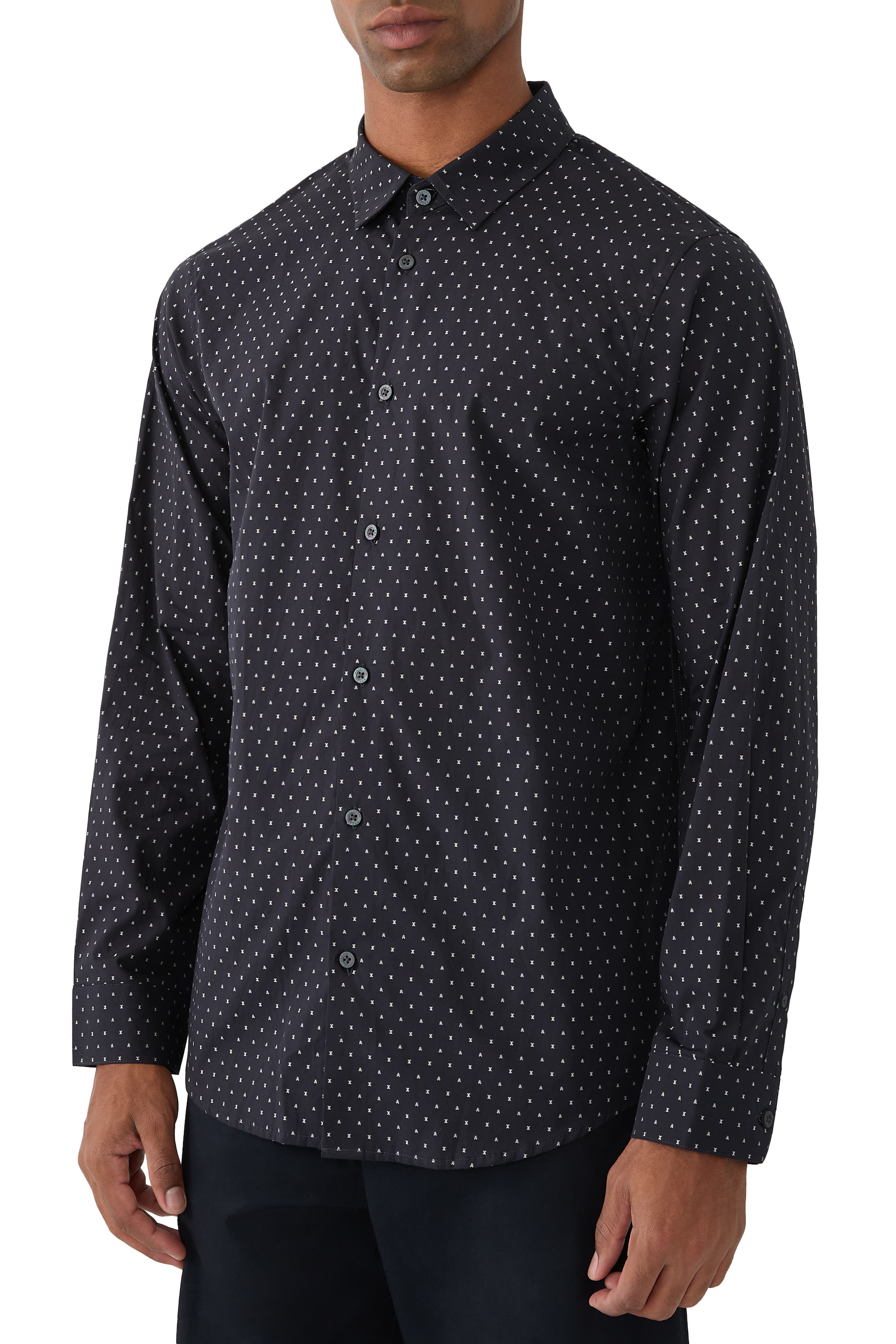 Cotton Jacquard Shirt